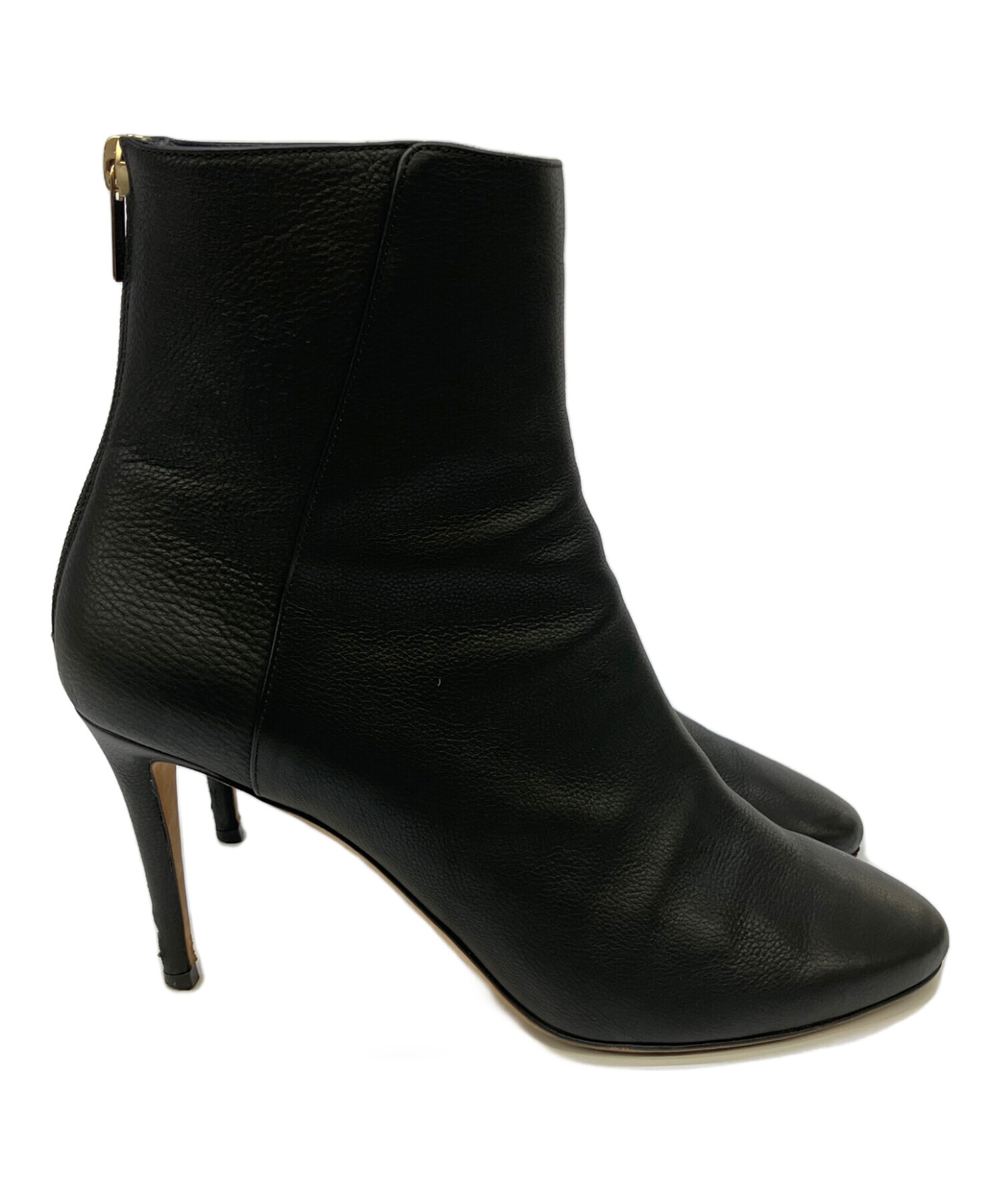 中古・古着通販】JIMMY CHOO (ジミーチュウ) ヒールブーツ ブラック