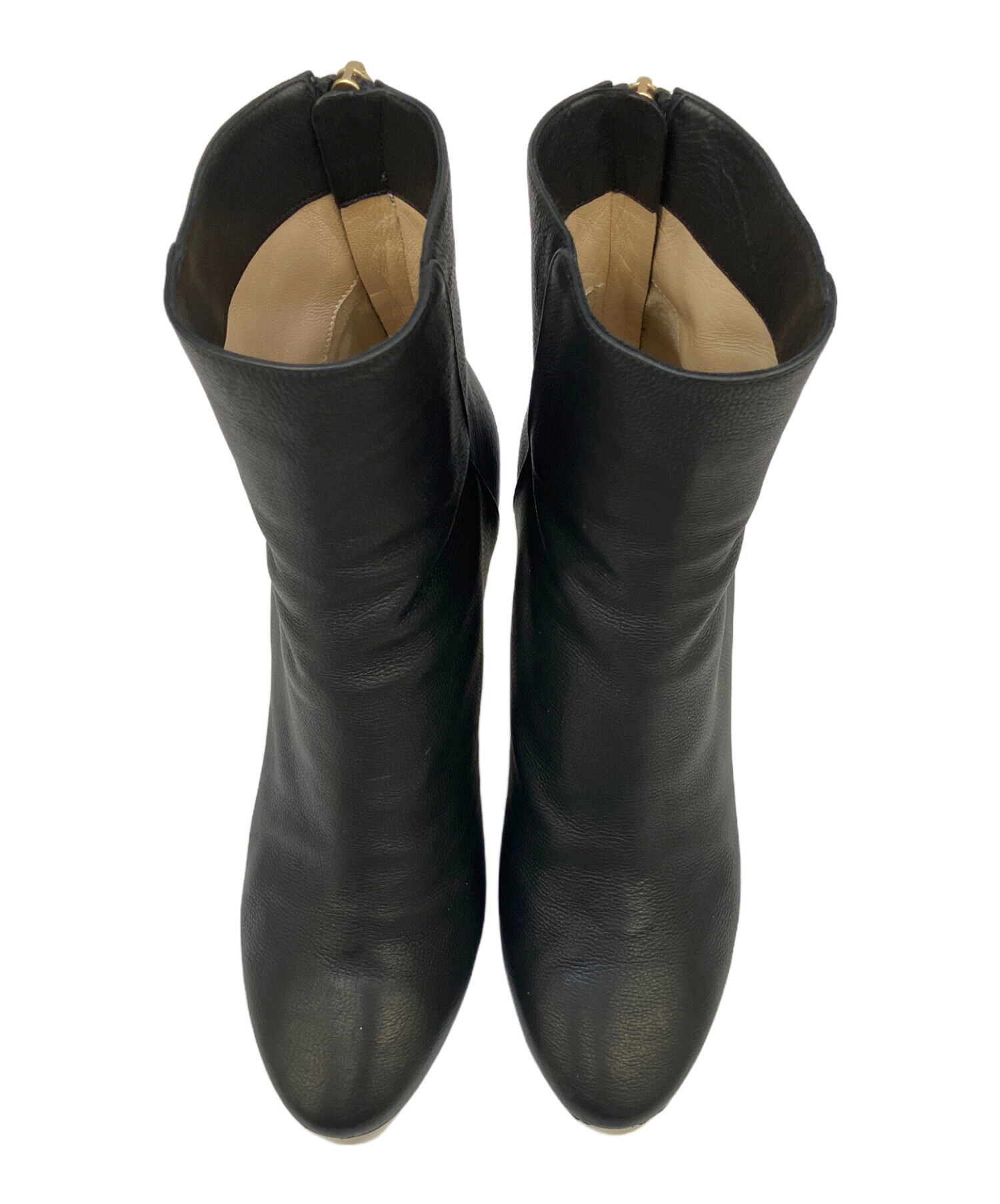 中古・古着通販】JIMMY CHOO (ジミーチュウ) ヒールブーツ ブラック