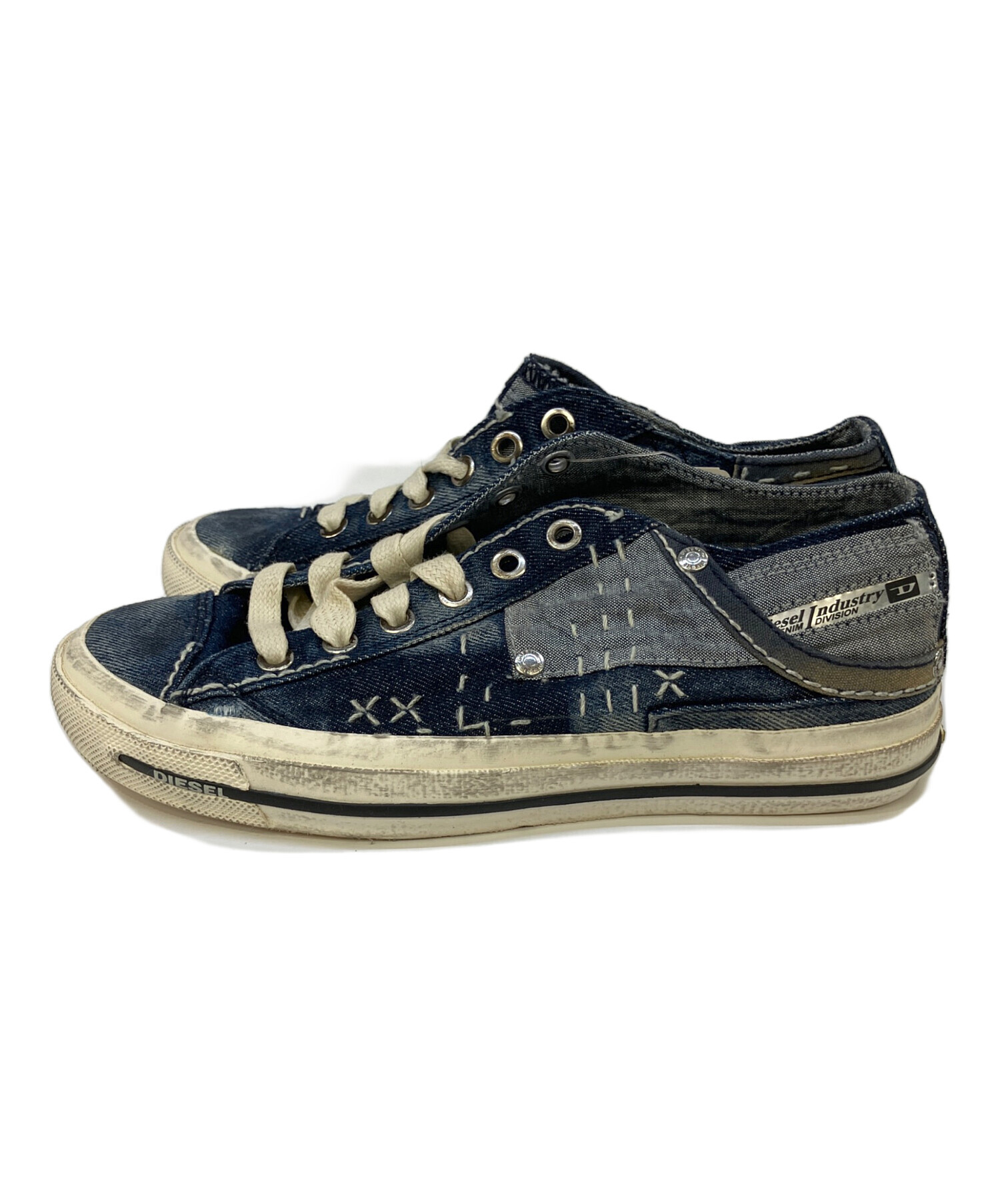 中古・古着通販】DIESEL (ディーゼル) ローカットスニーカー ネイビー 