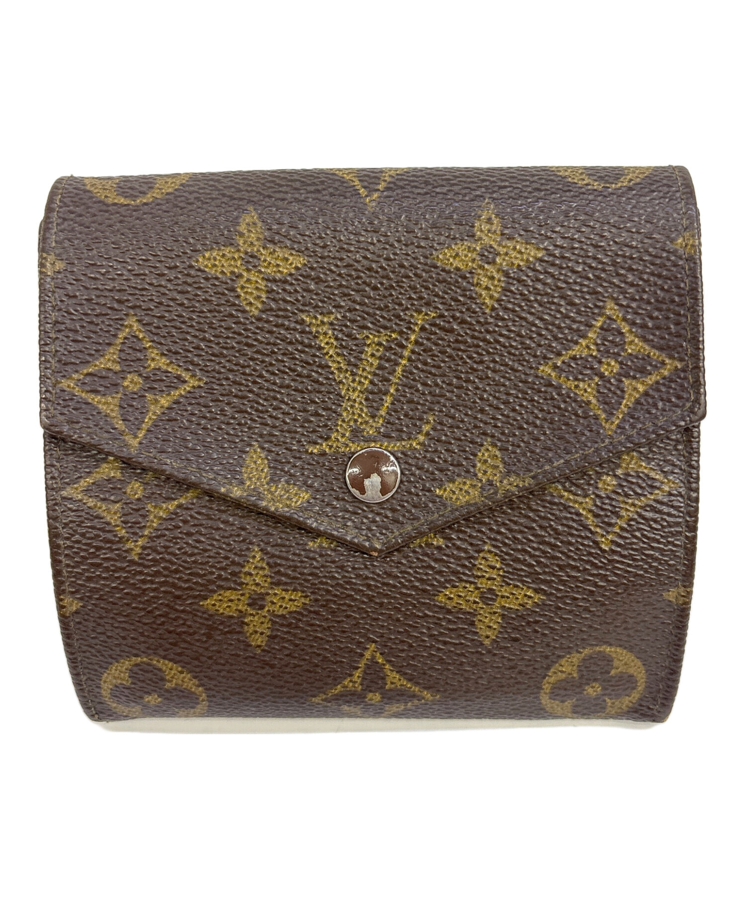 中古・古着通販】LOUIS VUITTON (ルイ ヴィトン) 2つ折り財布 ブラウン