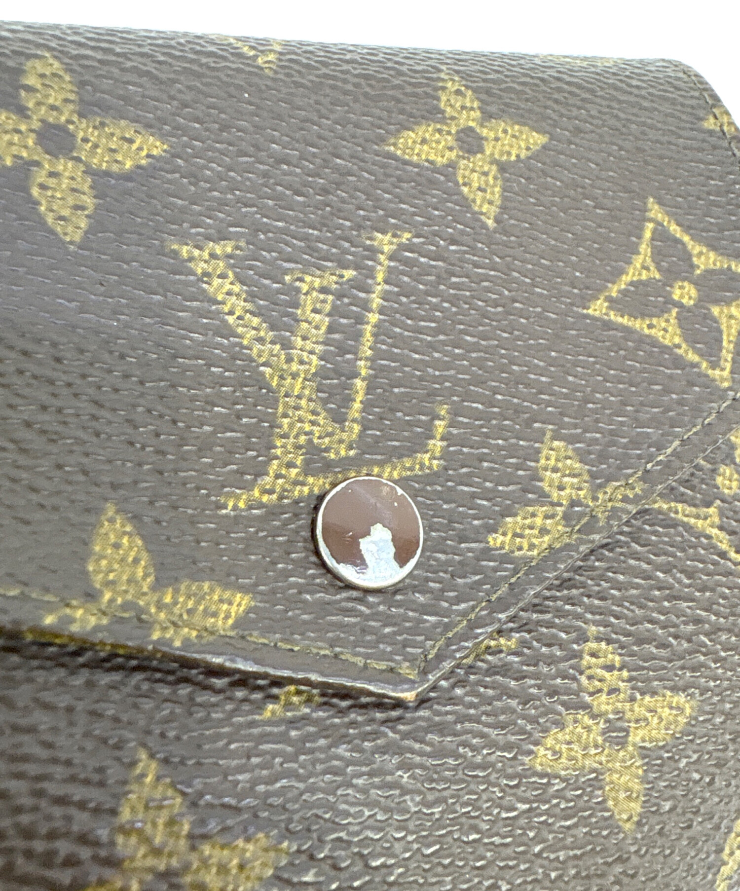 中古・古着通販】LOUIS VUITTON (ルイ ヴィトン) 2つ折り財布 ブラウン