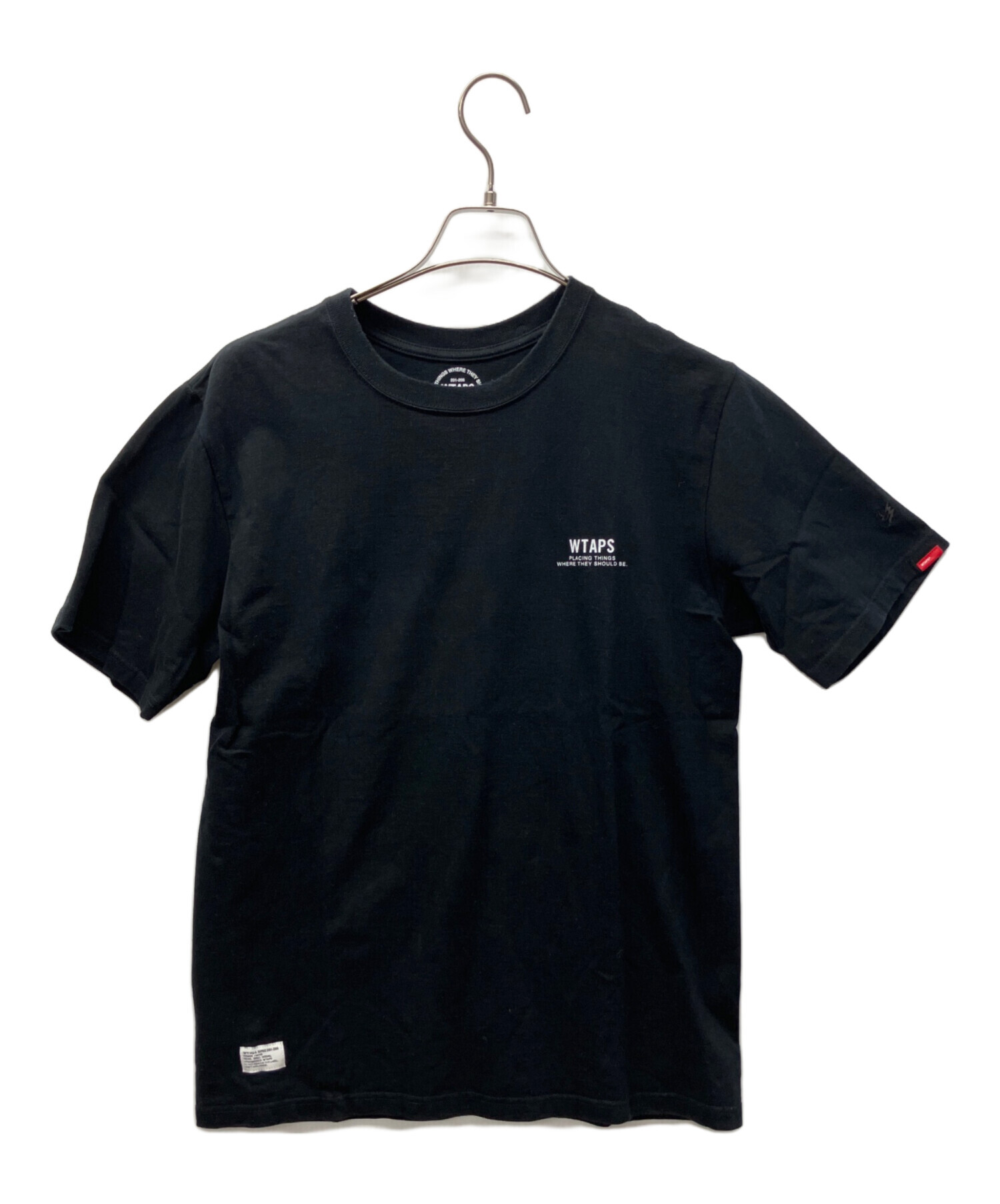中古・古着通販】WTAPS (ダブルタップス) 半袖カットソー ブラック