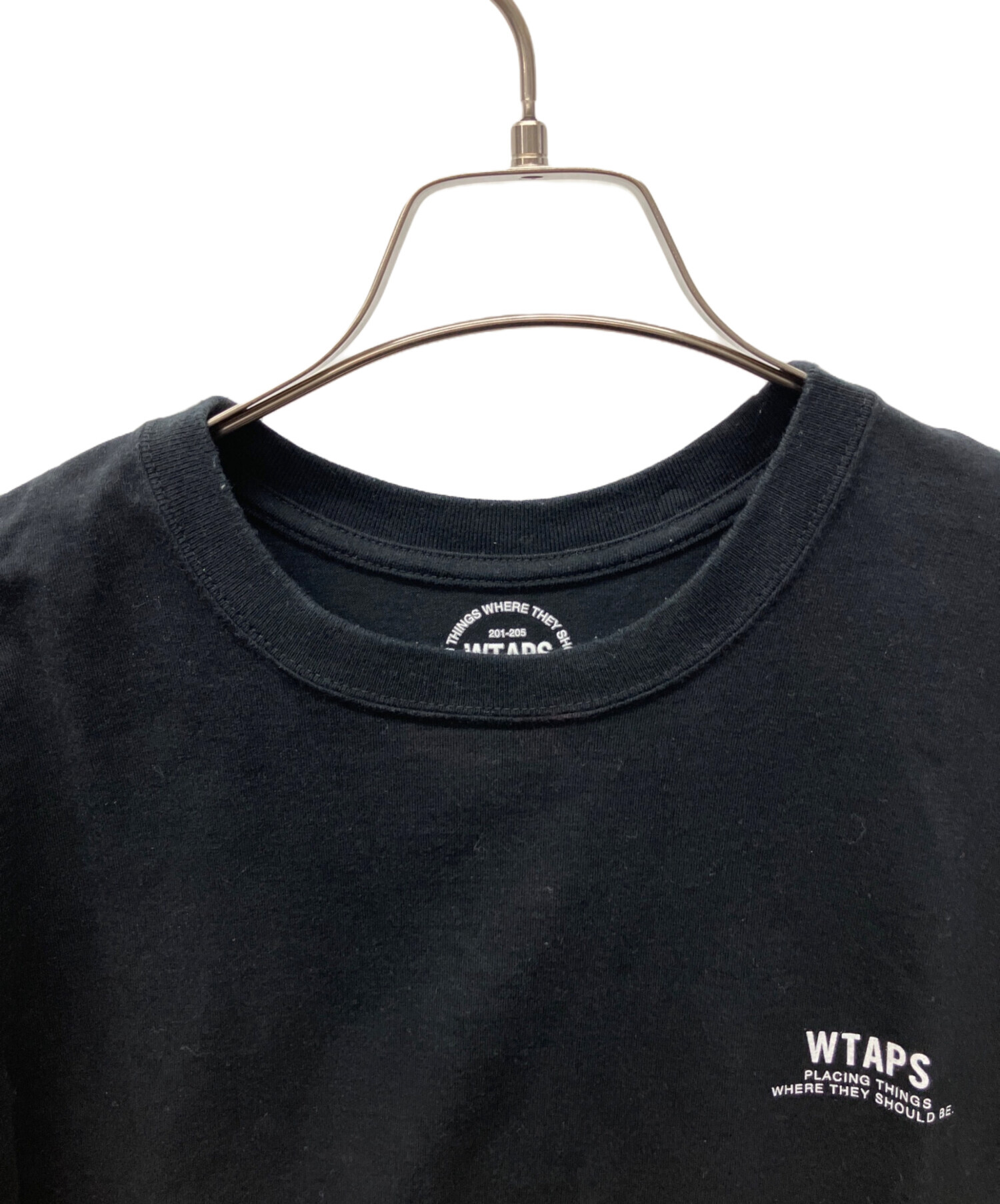 中古・古着通販】WTAPS (ダブルタップス) 半袖カットソー ブラック
