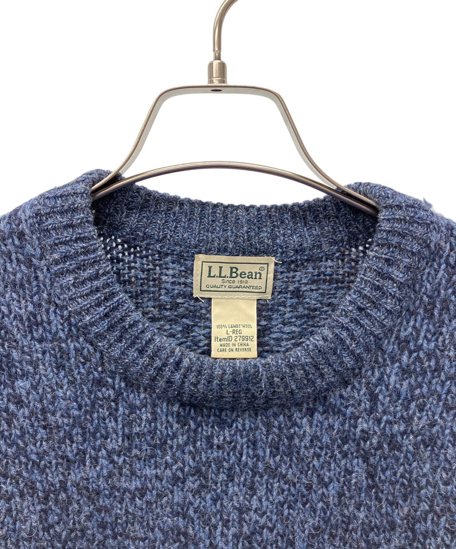 中古・古着通販 (エルエルビーン) 厚手ニット ブルー サイズ