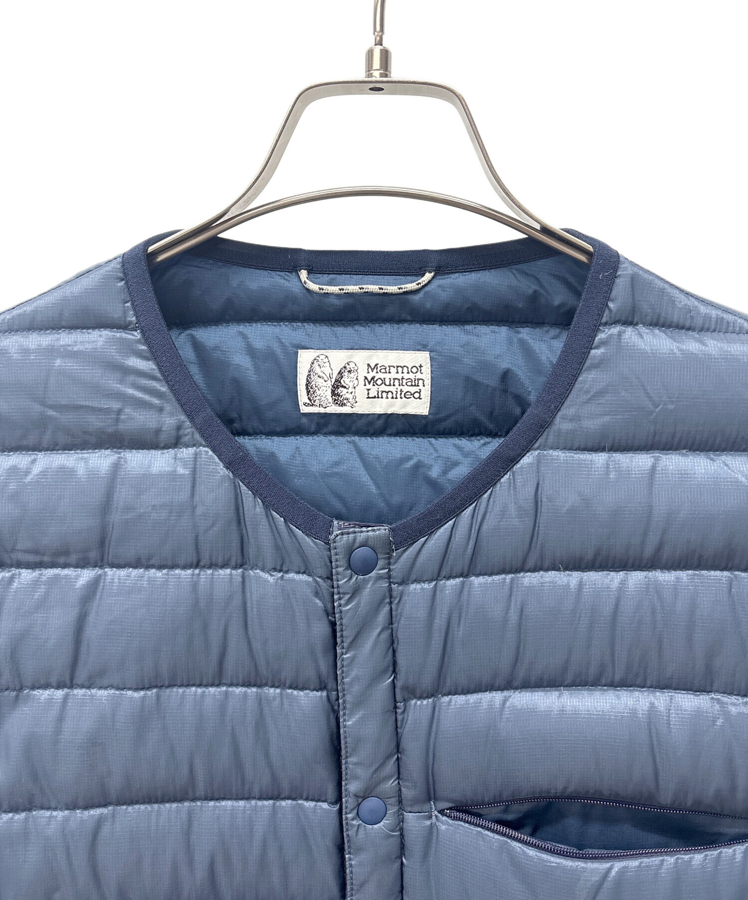 中古・古着通販】MARMOT (マーモット) ライトダウンジャケット ブルー 