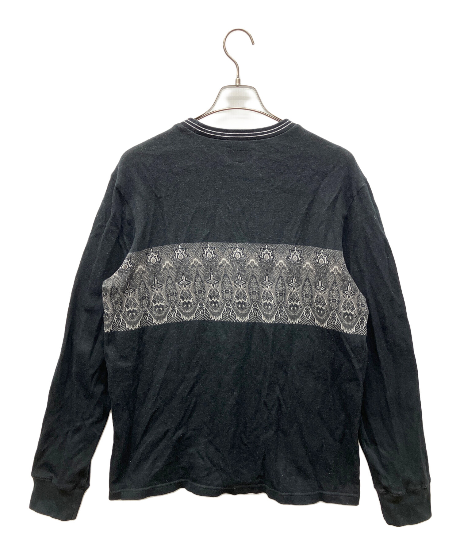 中古・古着通販】SUPREME (シュプリーム) 長袖カットソー ブラック 