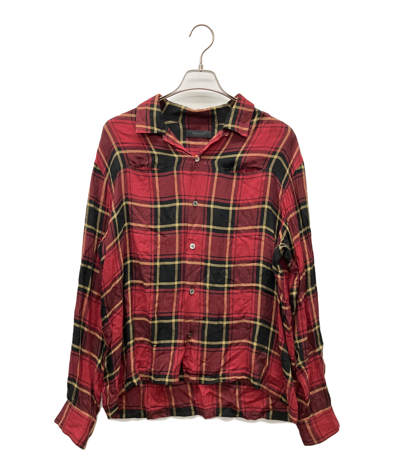 UNDERCOVER アンダーカバー 長袖シャツ サイズ4 古着 中古・古着通販】UNDERCOVER (アンダーカバー) 長袖シャツ レッド