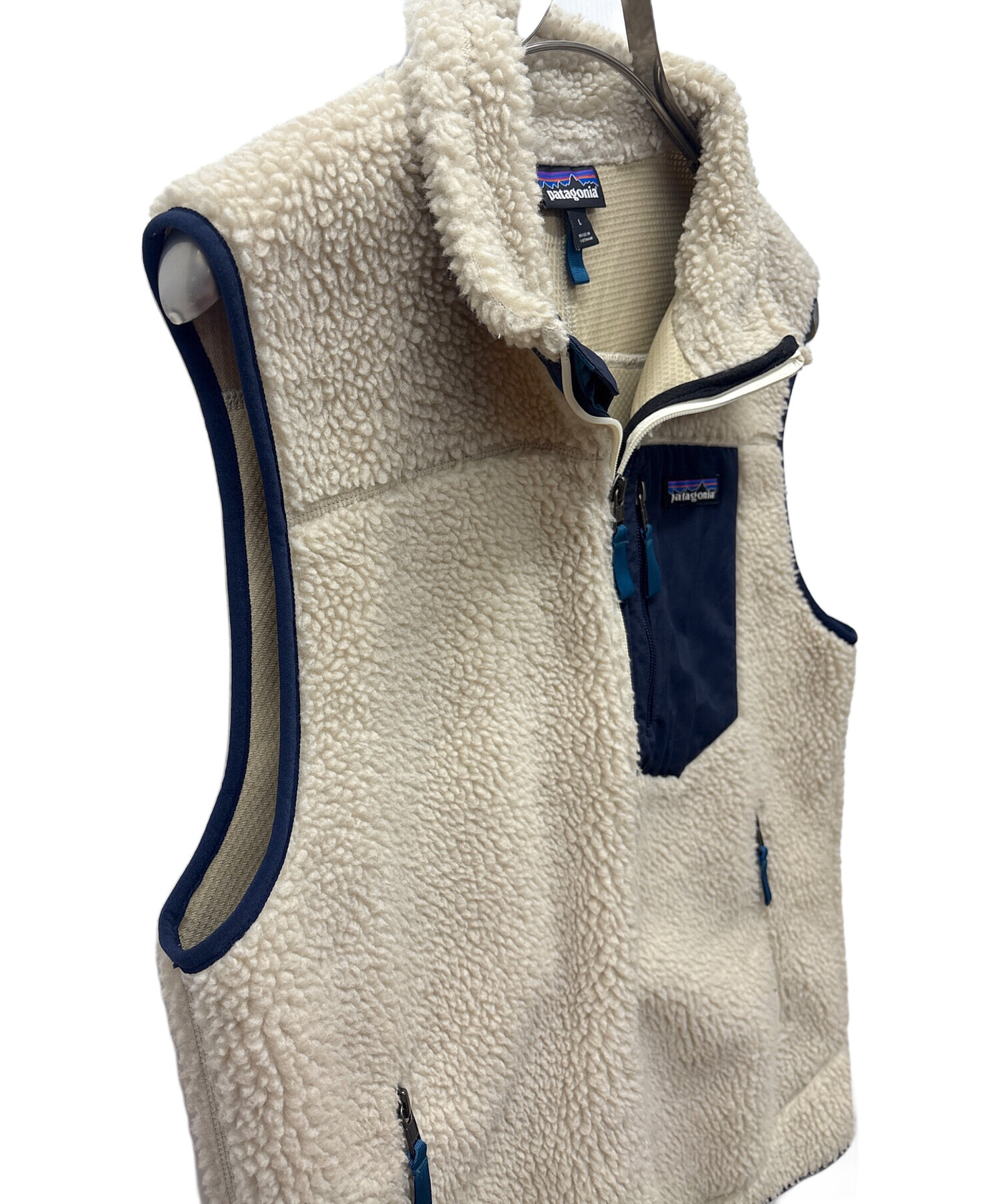 中古・古着通販】Patagonia (パタゴニア) フリースベスト ベージュ