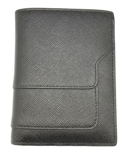中古・古着通販】MARNI (マルニ) 2つ折り財布 ブラック｜ブランド