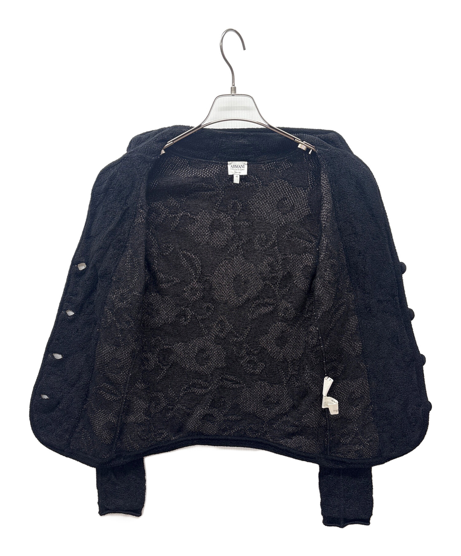アルマーニ ARMANI コレツィオーニ COLLEZIONI ローゲージ ロング カーディガン 40 レディース【中古】 ARMANI（アルマーニ） コレツィオーニ COLLEZIONI ローゲージ ロング