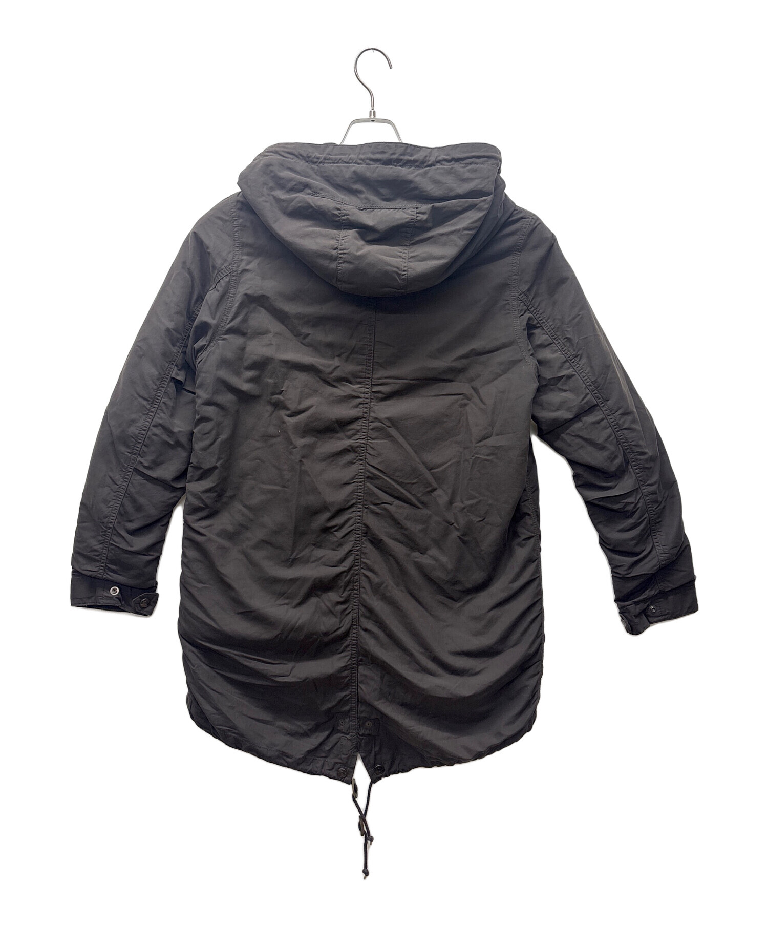 中古・古着通販】Schott (ショット) モッズコート ブラック サイズ:M 中古・古着通販】Schott (ショット) モッズコート ブラック サイズ:M