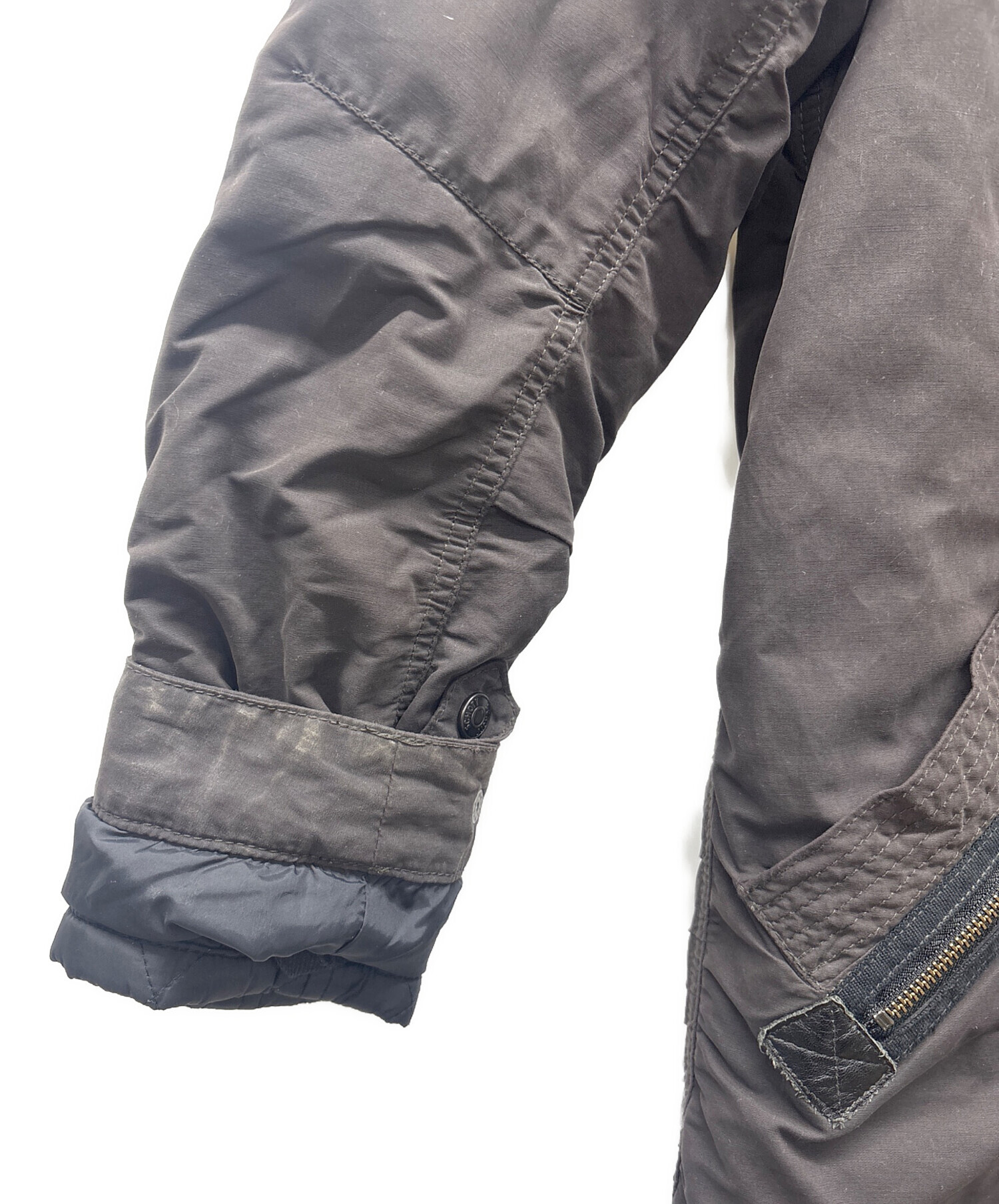 中古・古着通販】Schott (ショット) モッズコート ブラック サイズ:M 