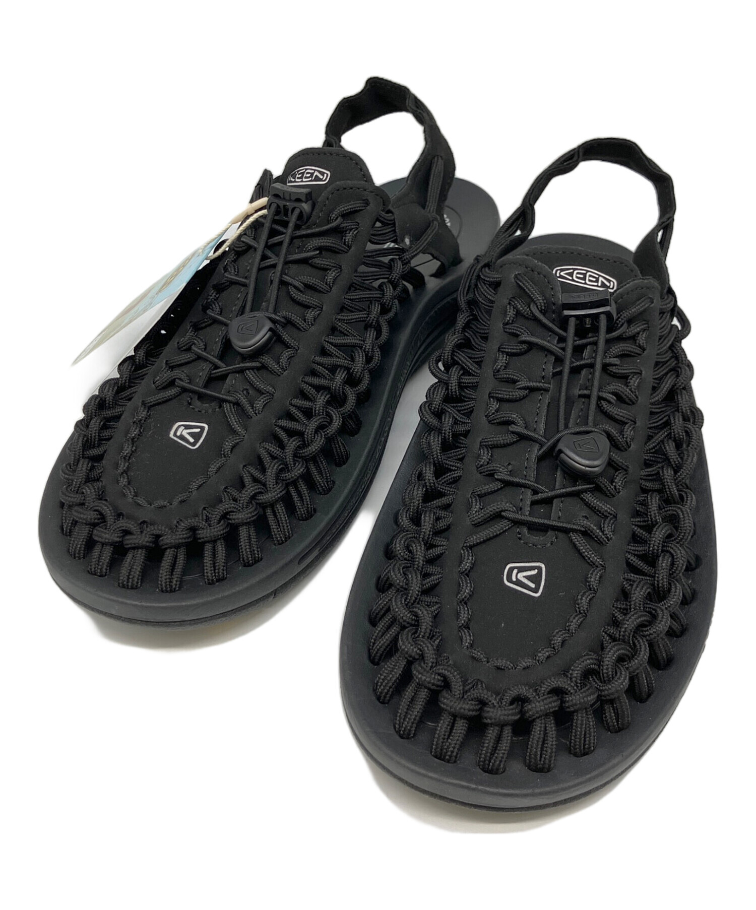 KEEN メッシュ編み ブラックサンダル 中古・古着通販】KEEN (キーン) メッシュサンダル ブラック サイズ:26