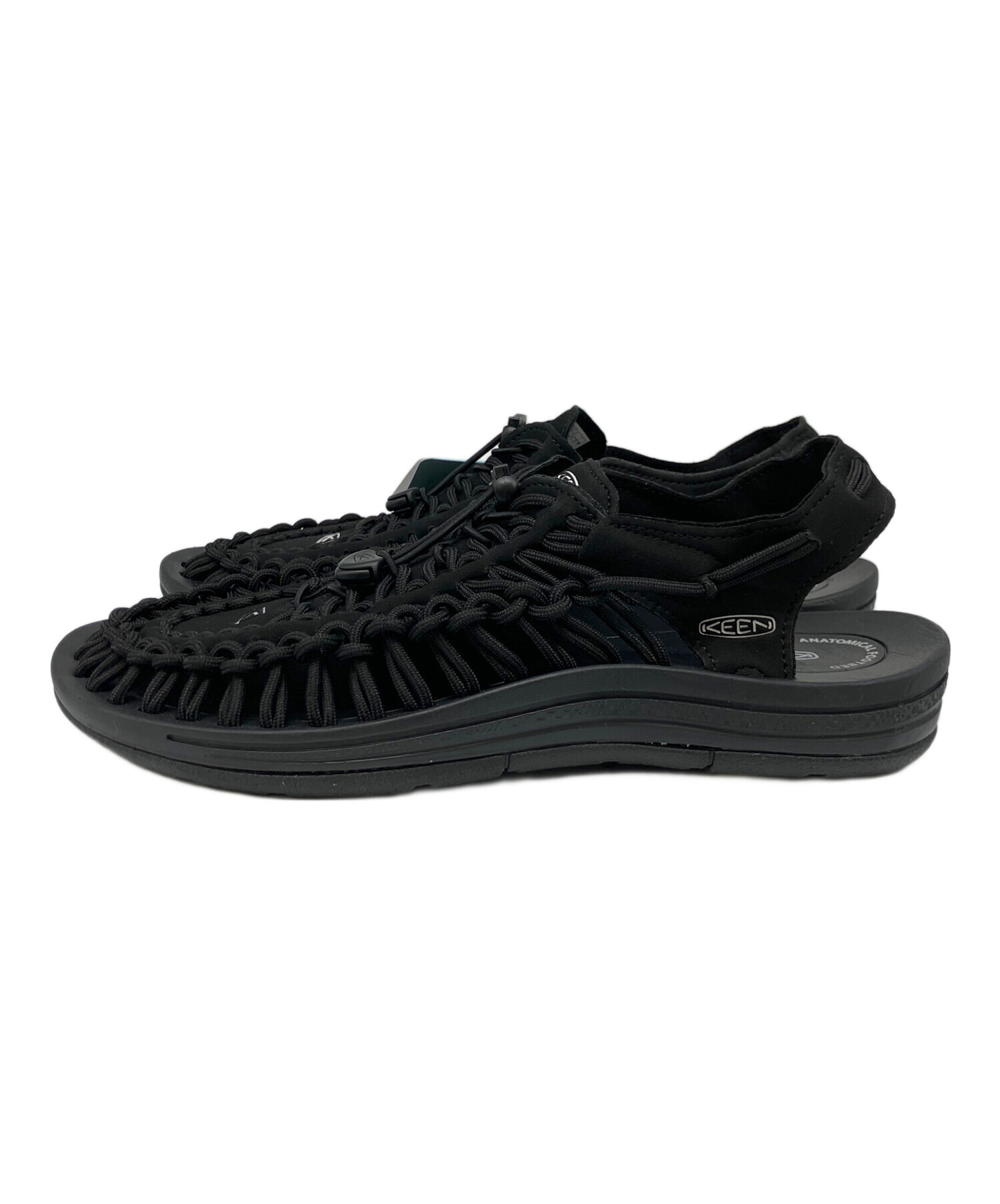 KEEN メッシュ編み ブラックサンダル 中古・古着通販】KEEN (キーン) メッシュサンダル ブラック サイズ:26