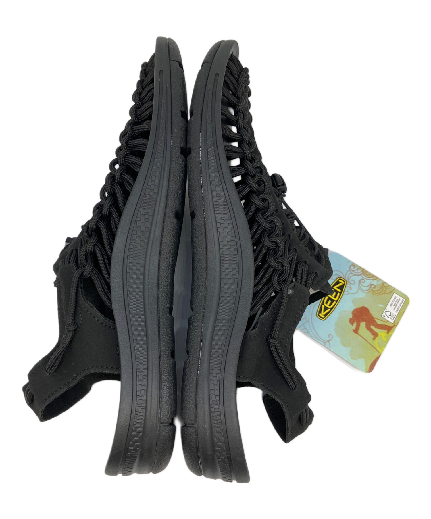 KEEN メッシュ編み ブラックサンダル 中古・古着通販】KEEN (キーン) メッシュサンダル ブラック サイズ:26