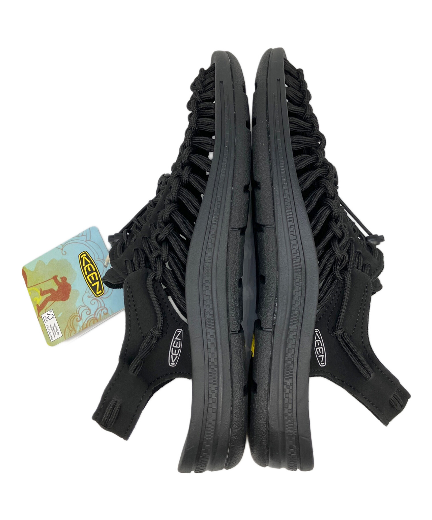 中古・古着通販】KEEN (キーン) メッシュサンダル ブラック サイズ:26