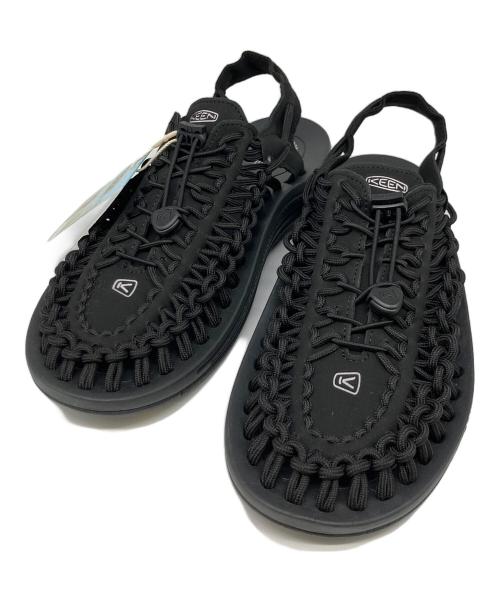 KEEN メッシュ編み ブラックサンダル 中古・古着通販】KEEN (キーン) メッシュサンダル ブラック サイズ:26