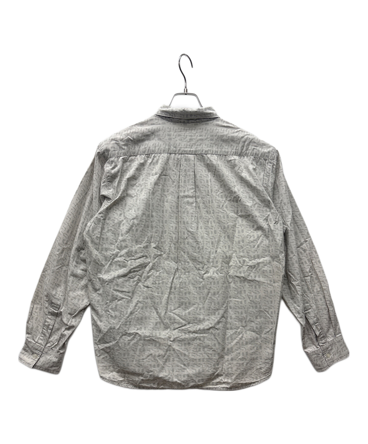 中古・古着通販】stussy (ステューシー) 長袖シャツ ライトグレー