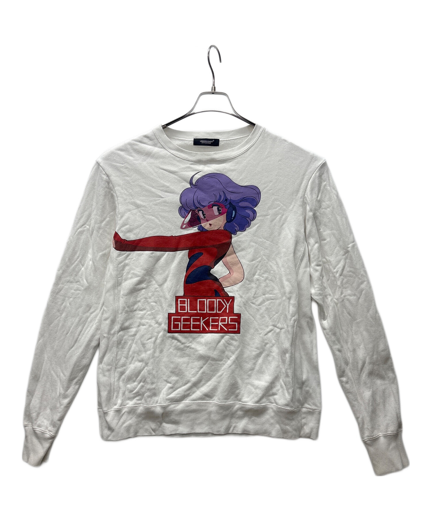 UNDER COVER アンダーカバー ニット・セーター S 白 【古着】【中古】【送料無料】 UNDERCOVER - UNDER COVER アンダーカバー ニット・セーター S 白