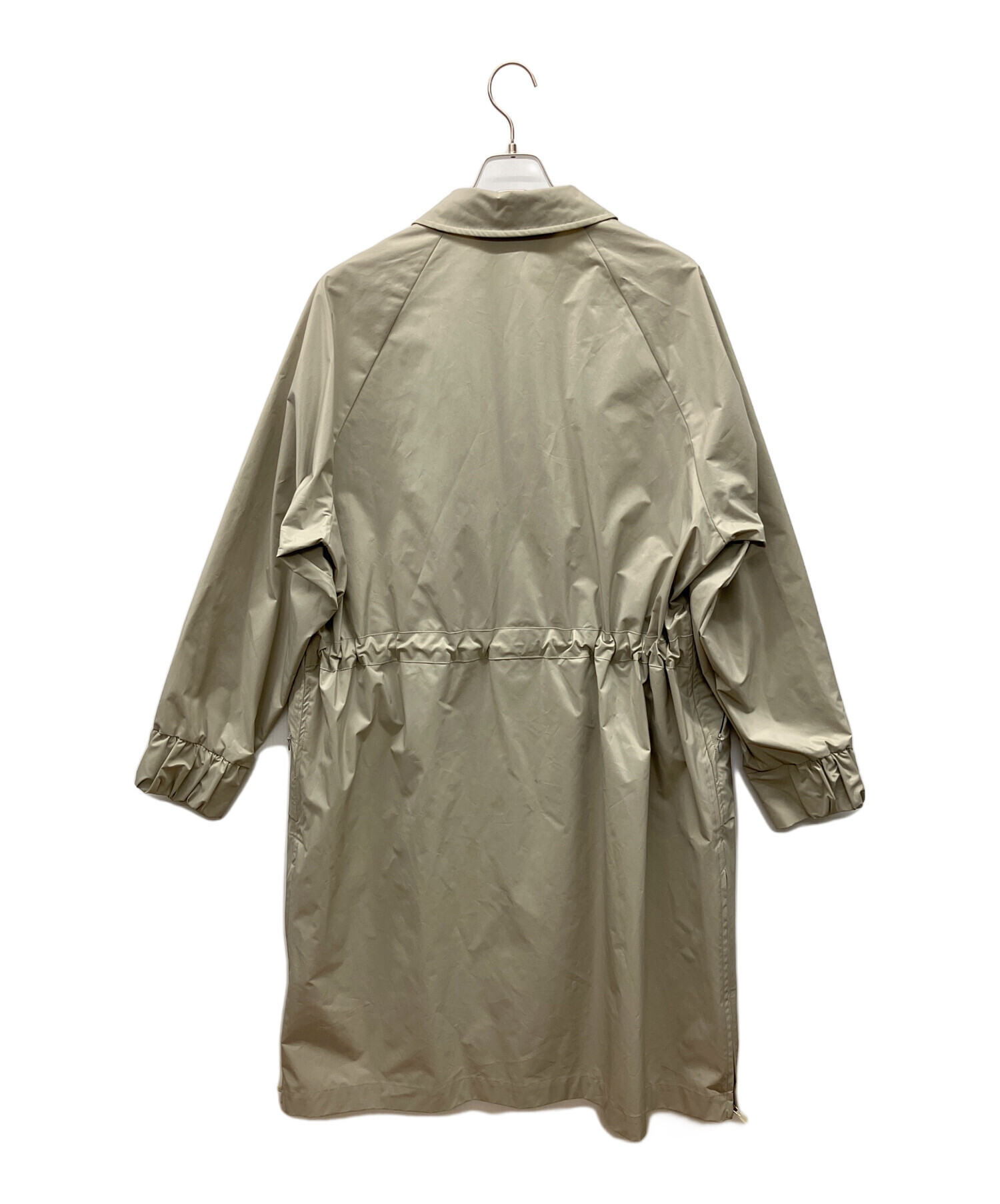 中古・古着通販】hatra (ハトラ) ナイロンコート 黄緑 サイズ:2 