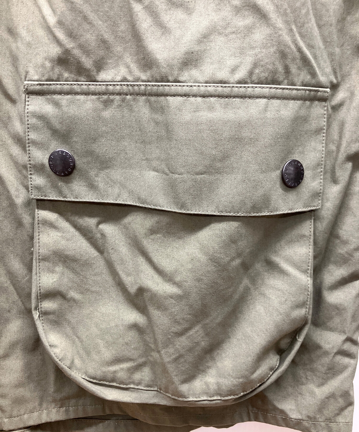 中古・古着通販】Barbour (バブアー) モッズコート グリーン サイズ:38
