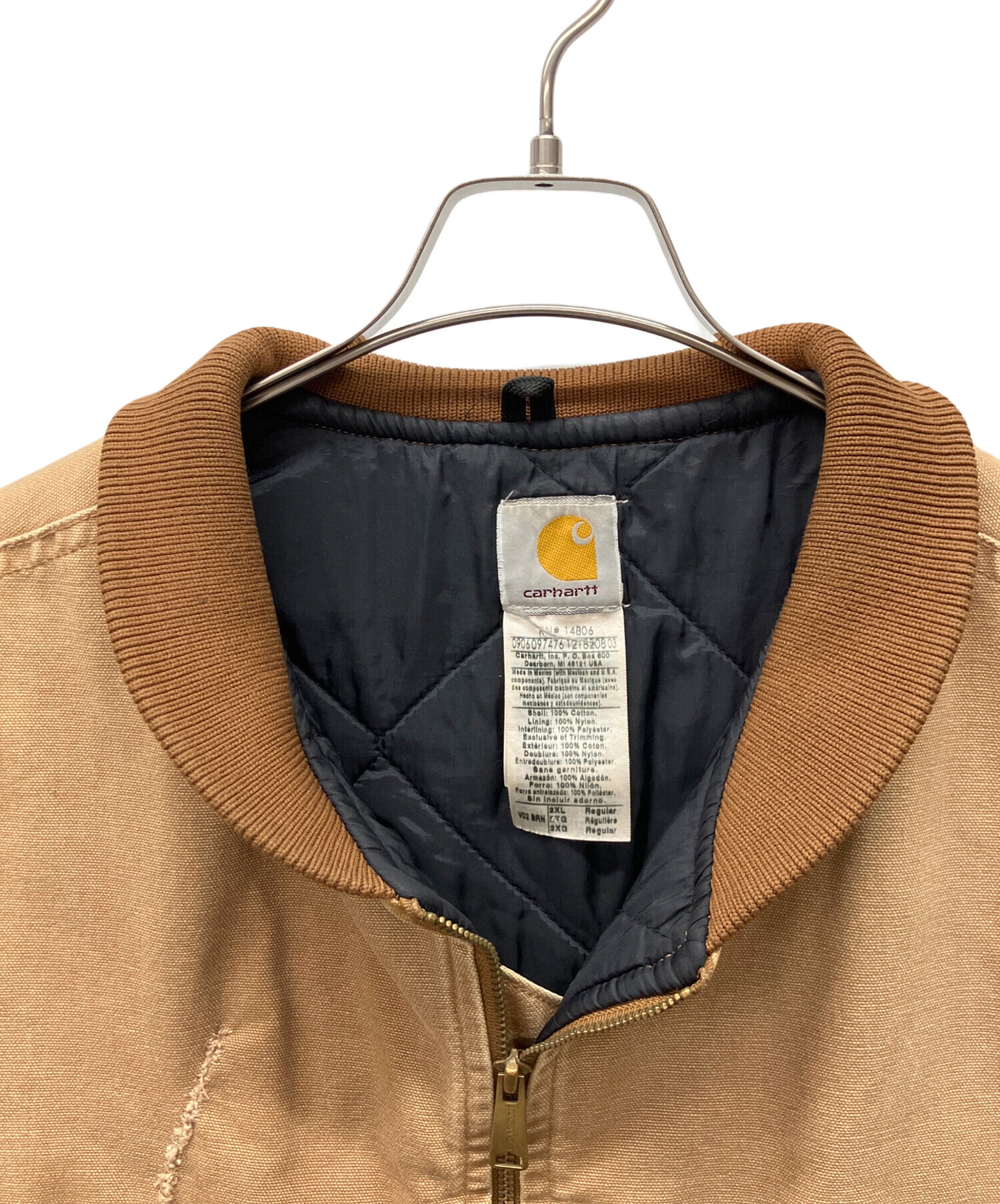 Carhartt ブラウン ベスト 2XL 中古・古着通販】CarHartt (カーハート) ダックベスト ブラウン サイズ
