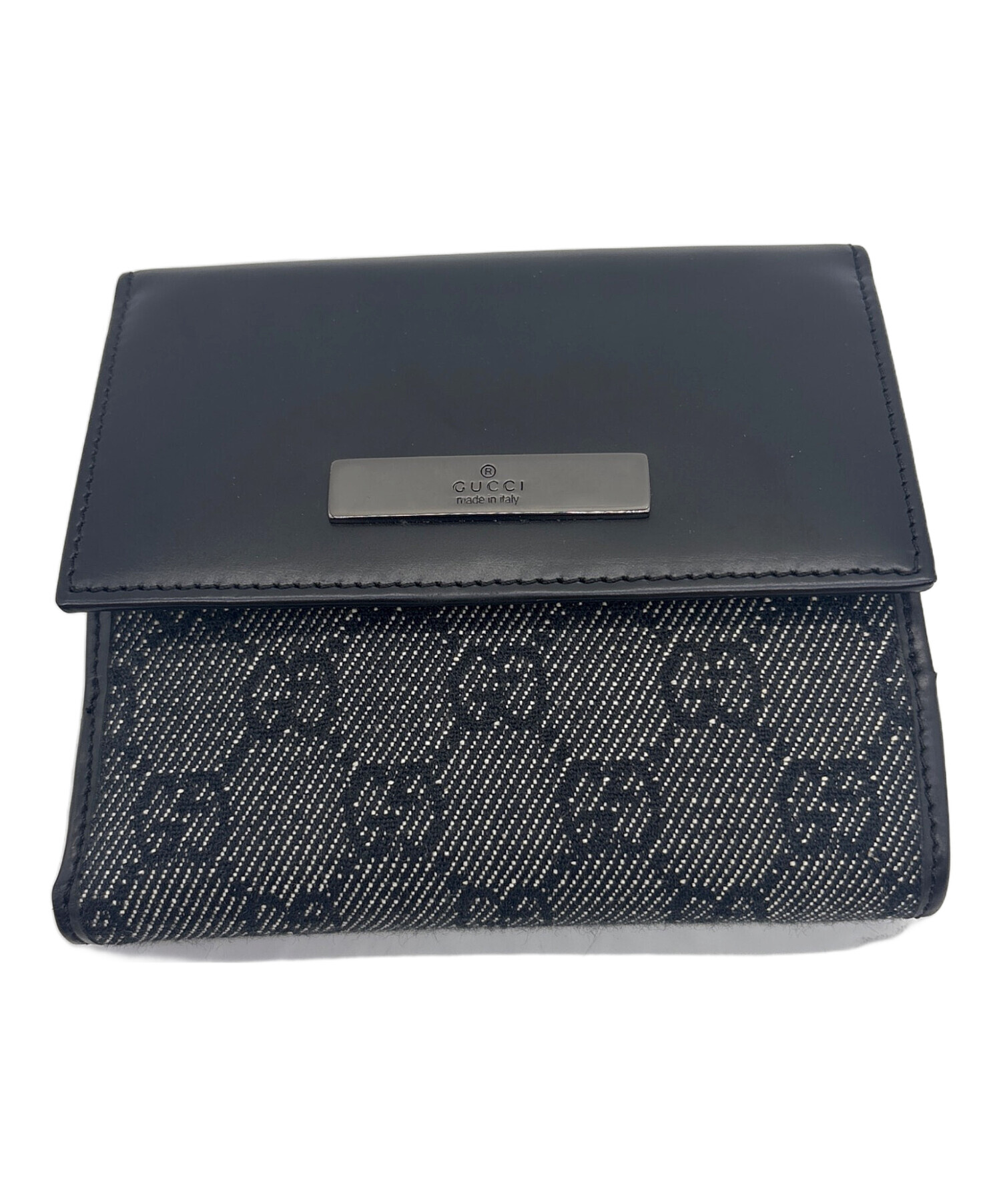 グッチ GUCCI 544472 BMJ1N 1000 二つ折り財布 ブラック 黒 GUCCI 二 