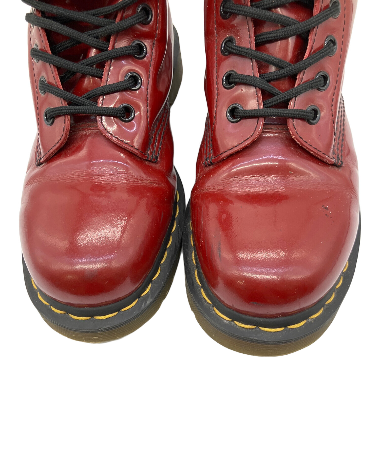 中古・古着通販】Dr.Martens (ドクターマーチン) ブーツ レッド サイズ