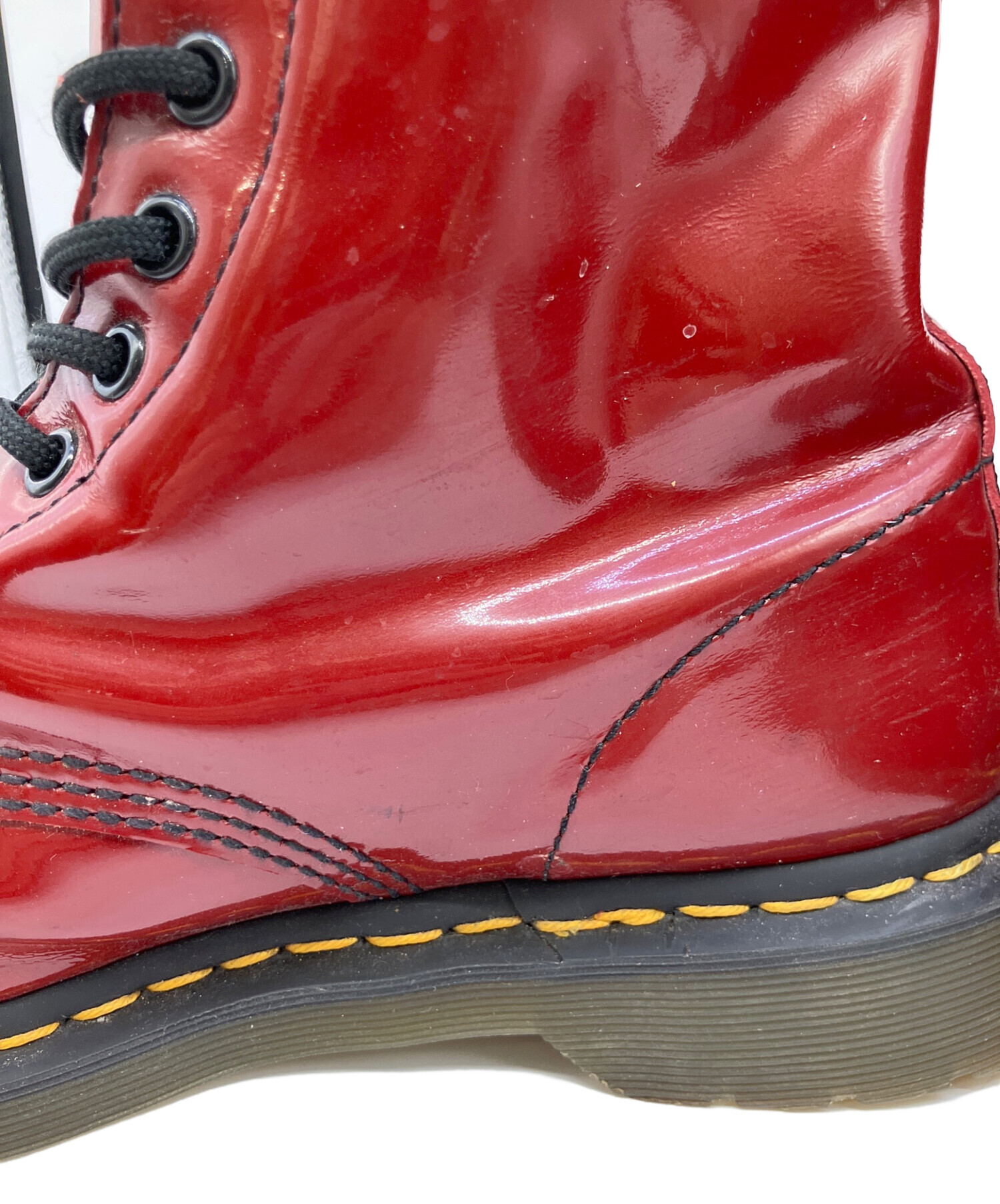 中古・古着通販】Dr.Martens (ドクターマーチン) ブーツ レッド サイズ
