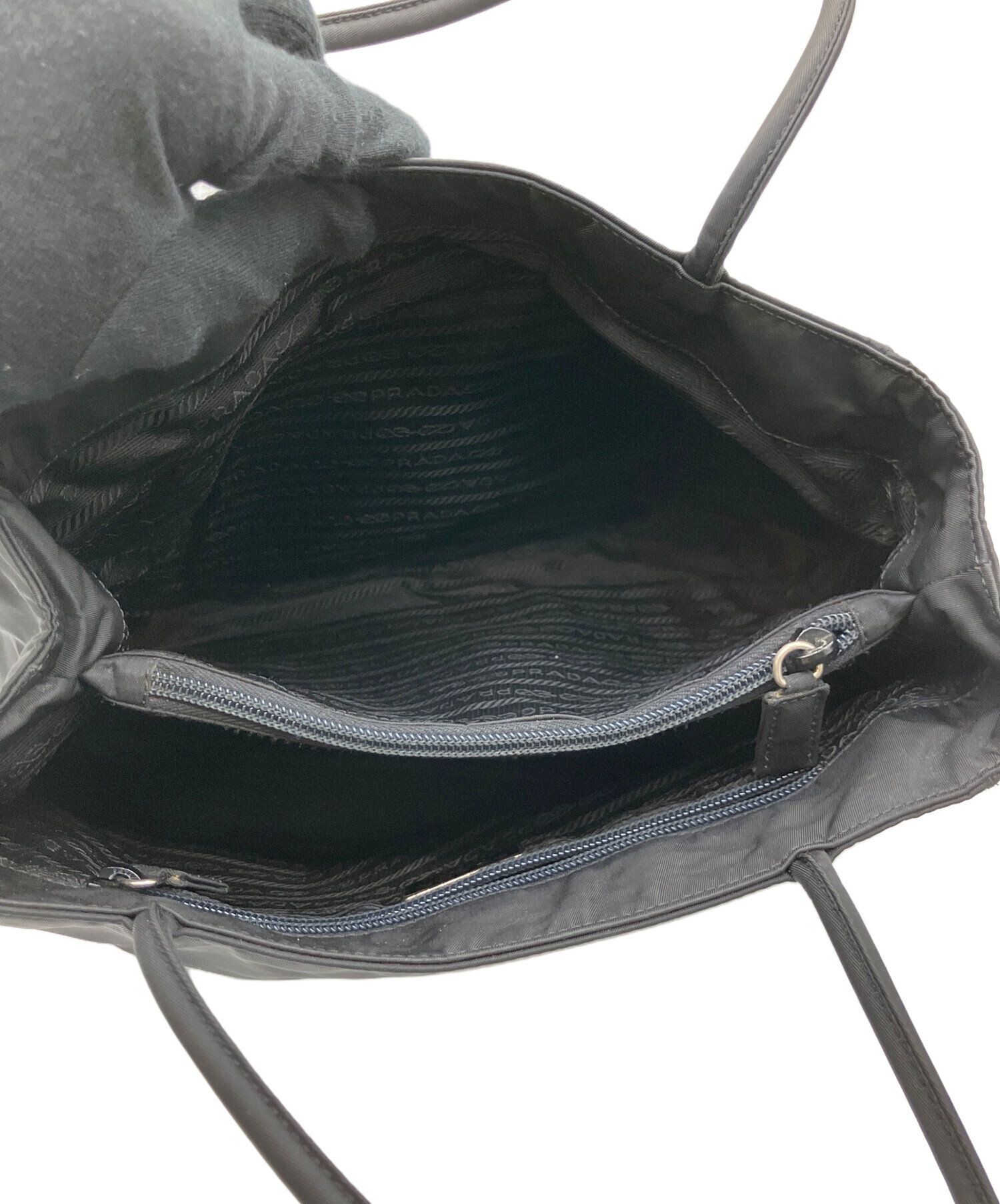 中古・古着通販】PRADA (プラダ) トートバッグ ブラック｜ブランド