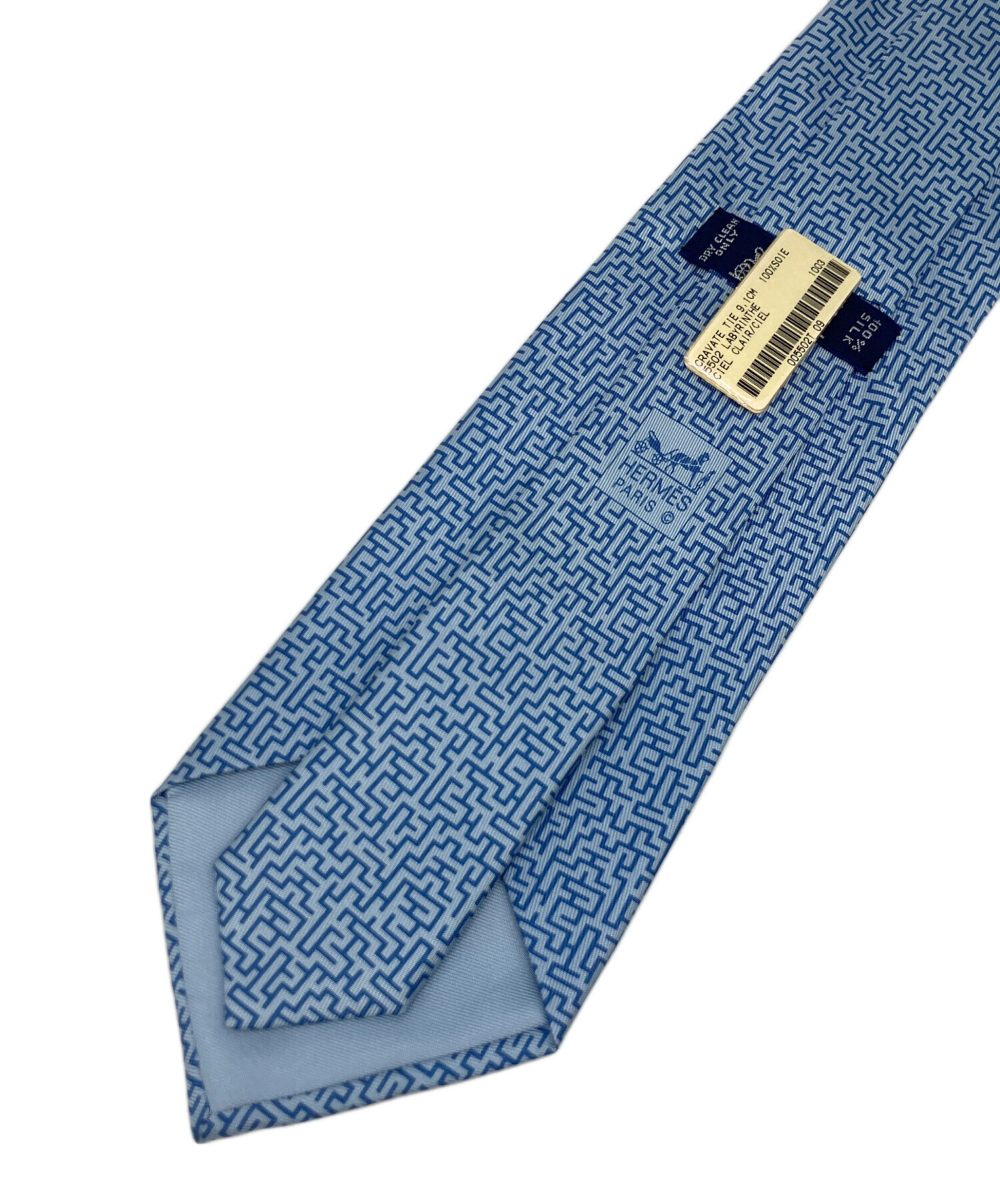 HERMES エルメス　ネクタイ　ブルー 中古・古着通販】HERMES (エルメス) ネクタイ ブルー サイズ