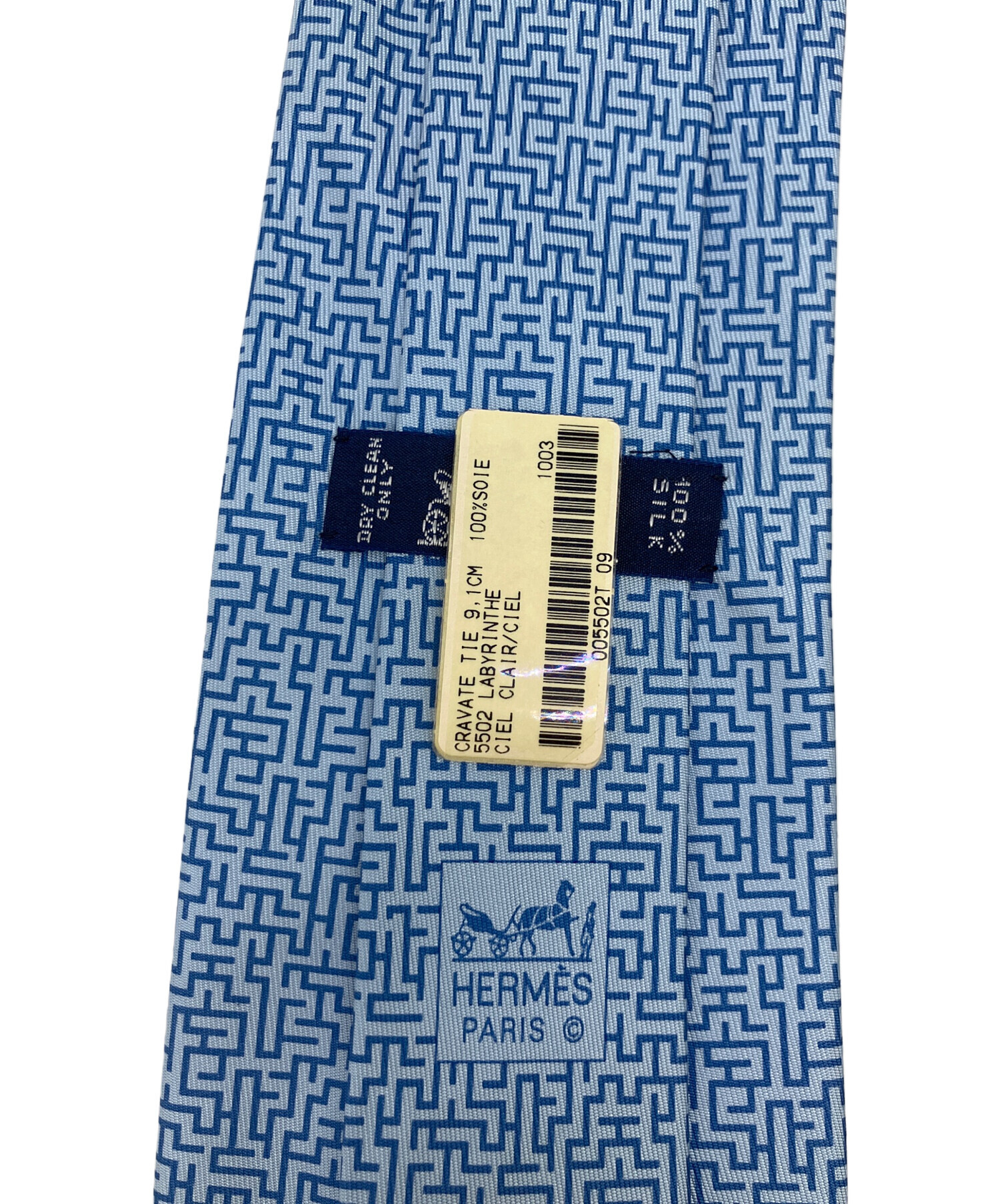 中古・古着通販】HERMES (エルメス) ネクタイ ブルー サイズ