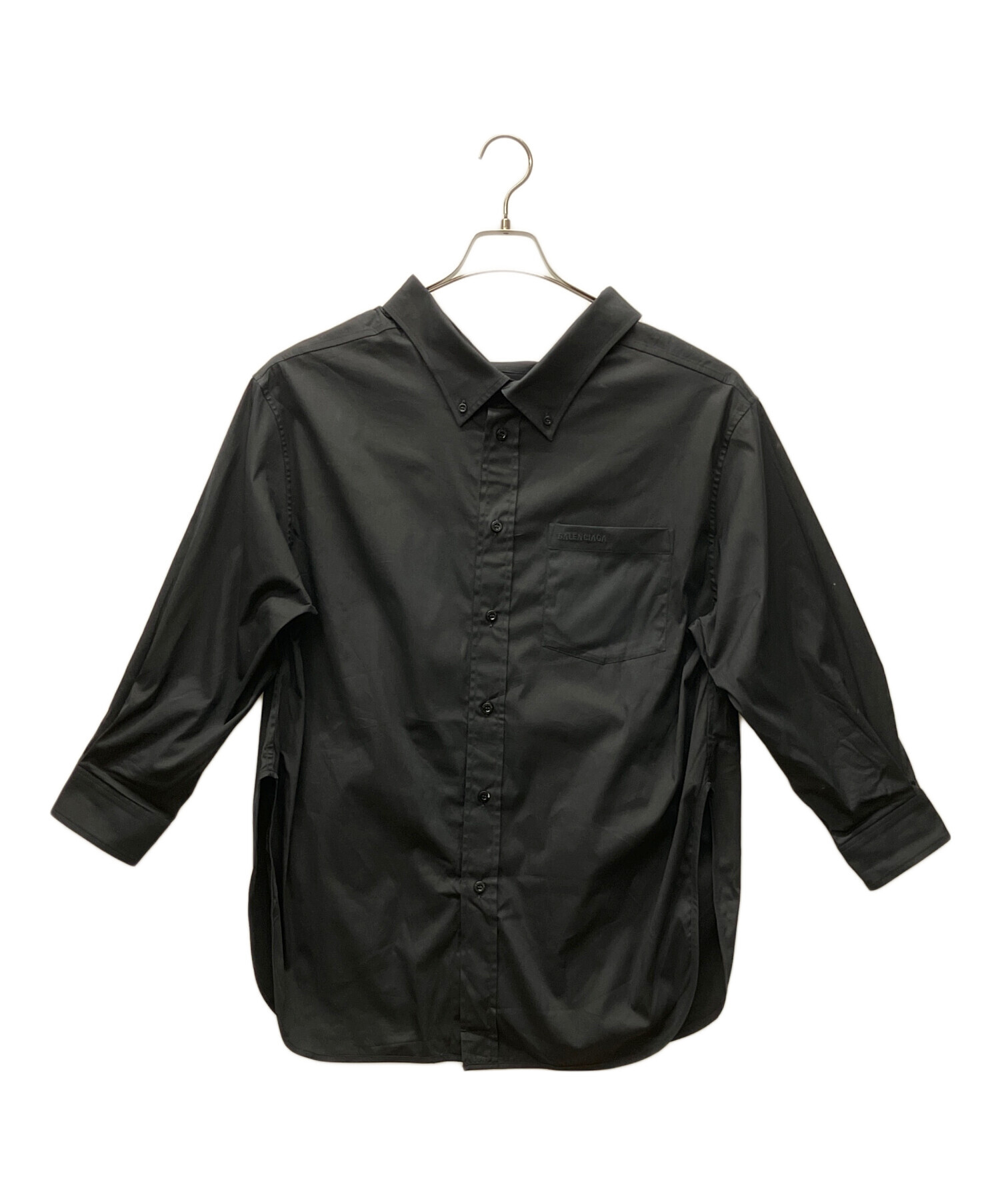 中古・古着通販】BALENCIAGA (バレンシアガ) 長袖シャツ ブラック 