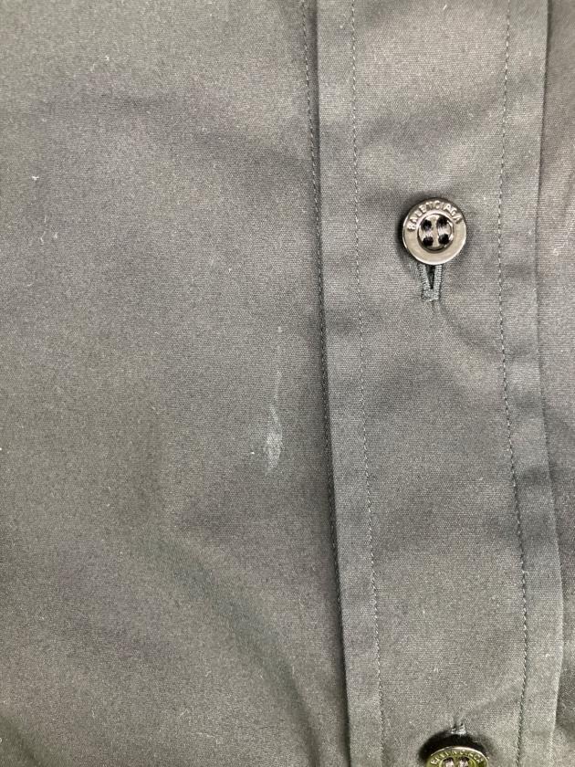 【新品未使用】OLD バレンシアガ　長袖ポロシャツ　リネン混　透かし編み　BB 中古・古着通販】BALENCIAGA (バレンシアガ) 長袖シャツ ブラック