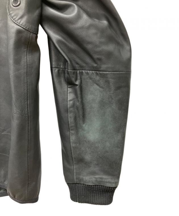 ★専用値下★DIESEL フード付きレザージャケット XL パーカー 中古・古着通販】DIESEL (ディーゼル) レザーパーカー ブラック サイズ