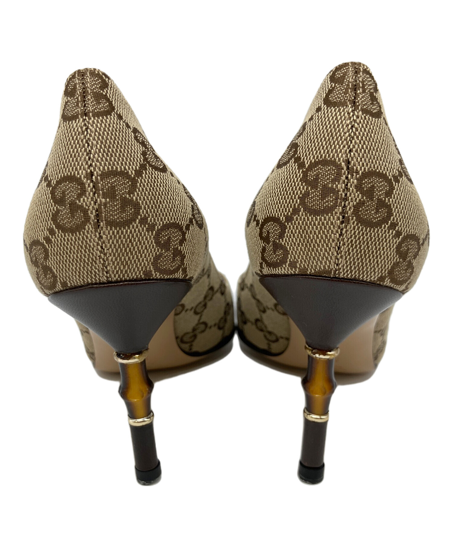 中古・古着通販】GUCCI (グッチ) ヒールパンプス ベージュ サイズ:35C