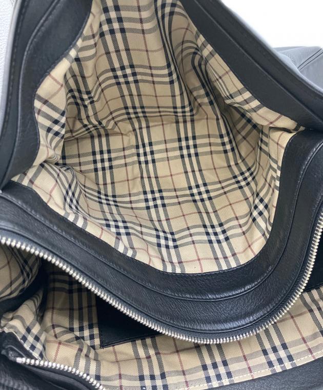 中古・古着通販】BURBERRY (バーバリー) レザーショルダーバッグ