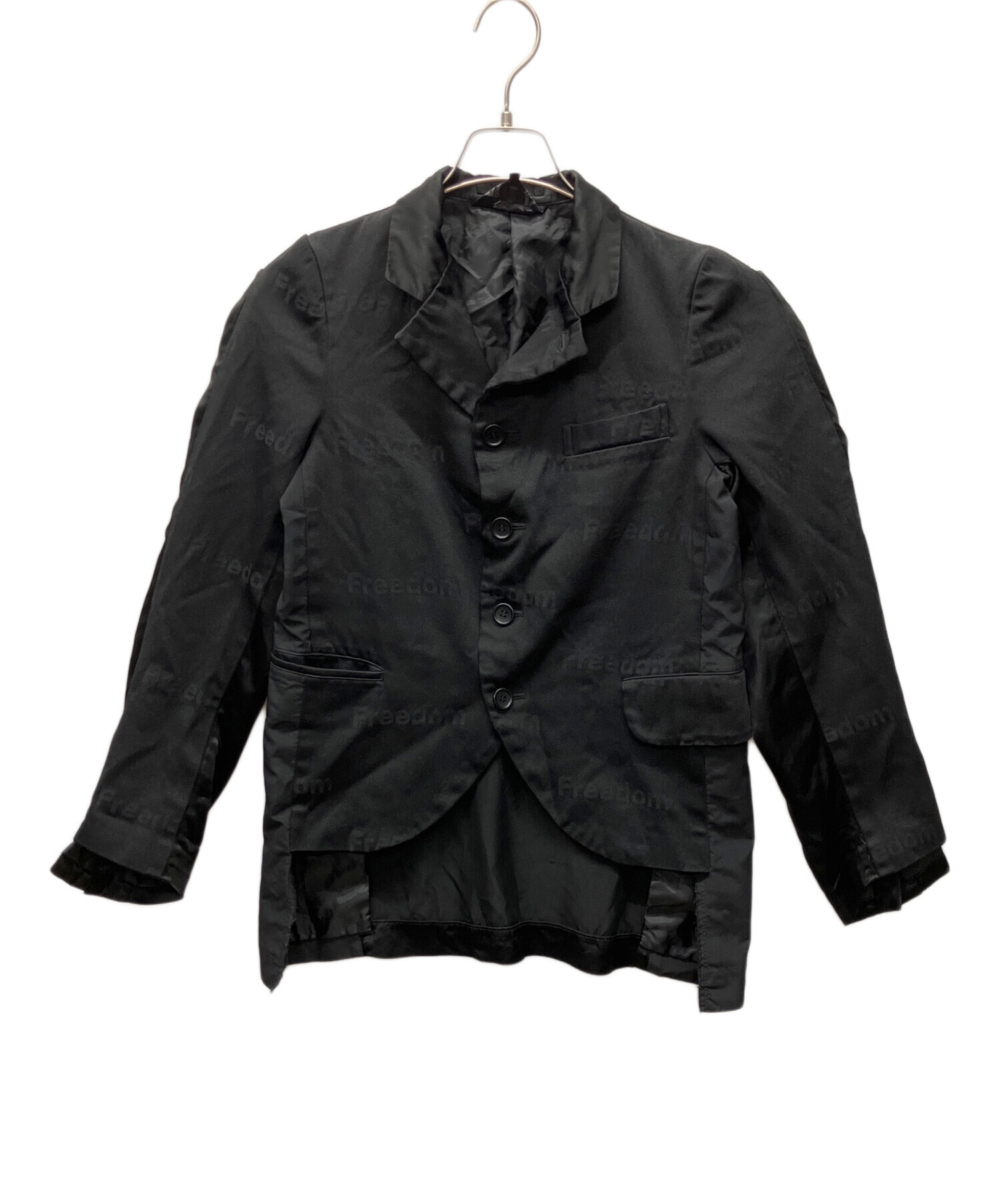 COMME des GARÇONS 黒 テーラードジャケット サイズＬ 中古・古着通販】BLACK COMME des GARCONS (ブラックコムデギャルソン