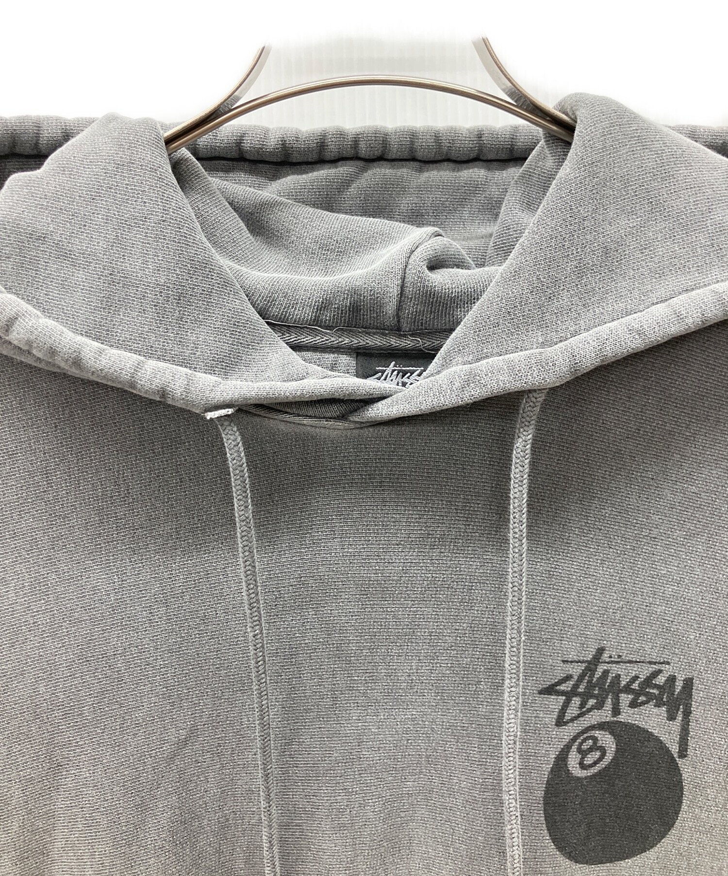 中古・古着通販】stussy (ステューシー) プルオーバーパーカー グレー
