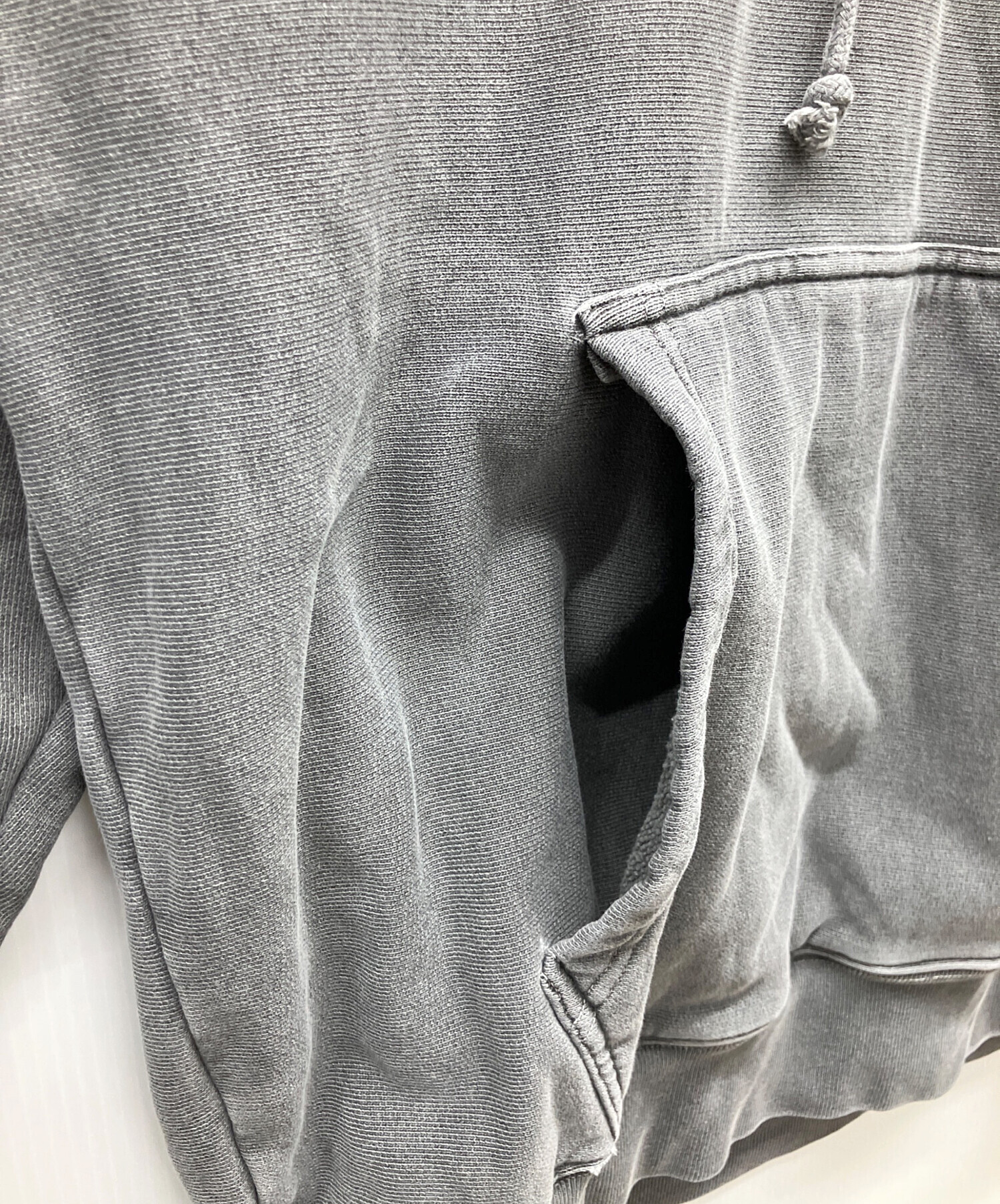 中古・古着通販】stussy (ステューシー) プルオーバーパーカー グレー