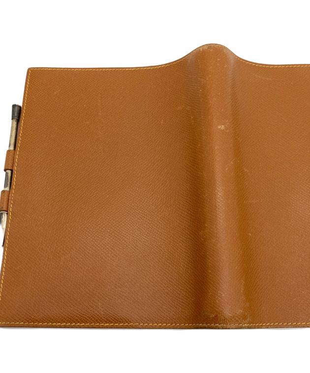 中古・古着通販】HERMES (エルメス) 手帳カバー ブラウン｜ブランド