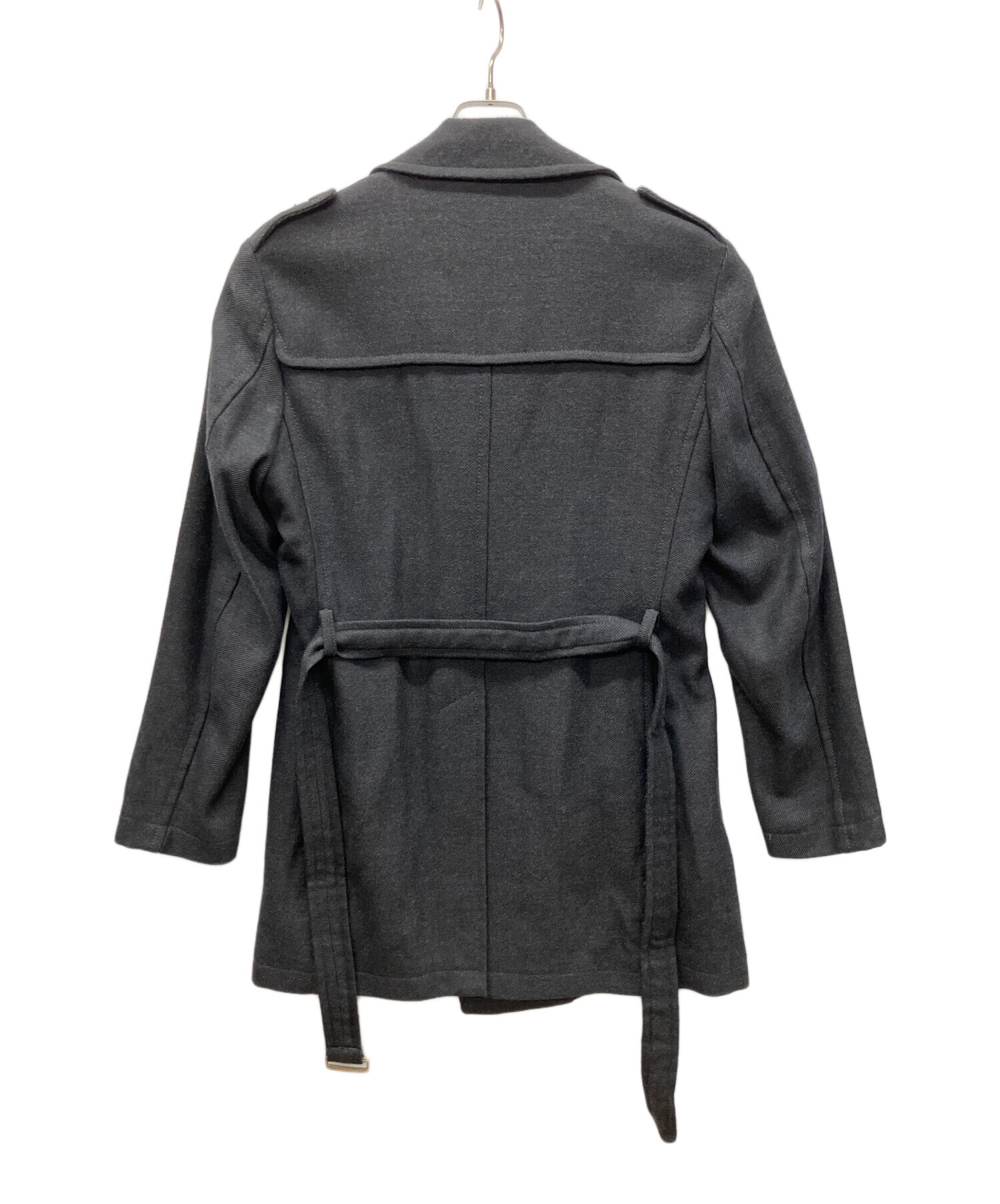 中古・古着通販】TAGLIATORE (タリアトーレ) Pコート グレー サイズ:48