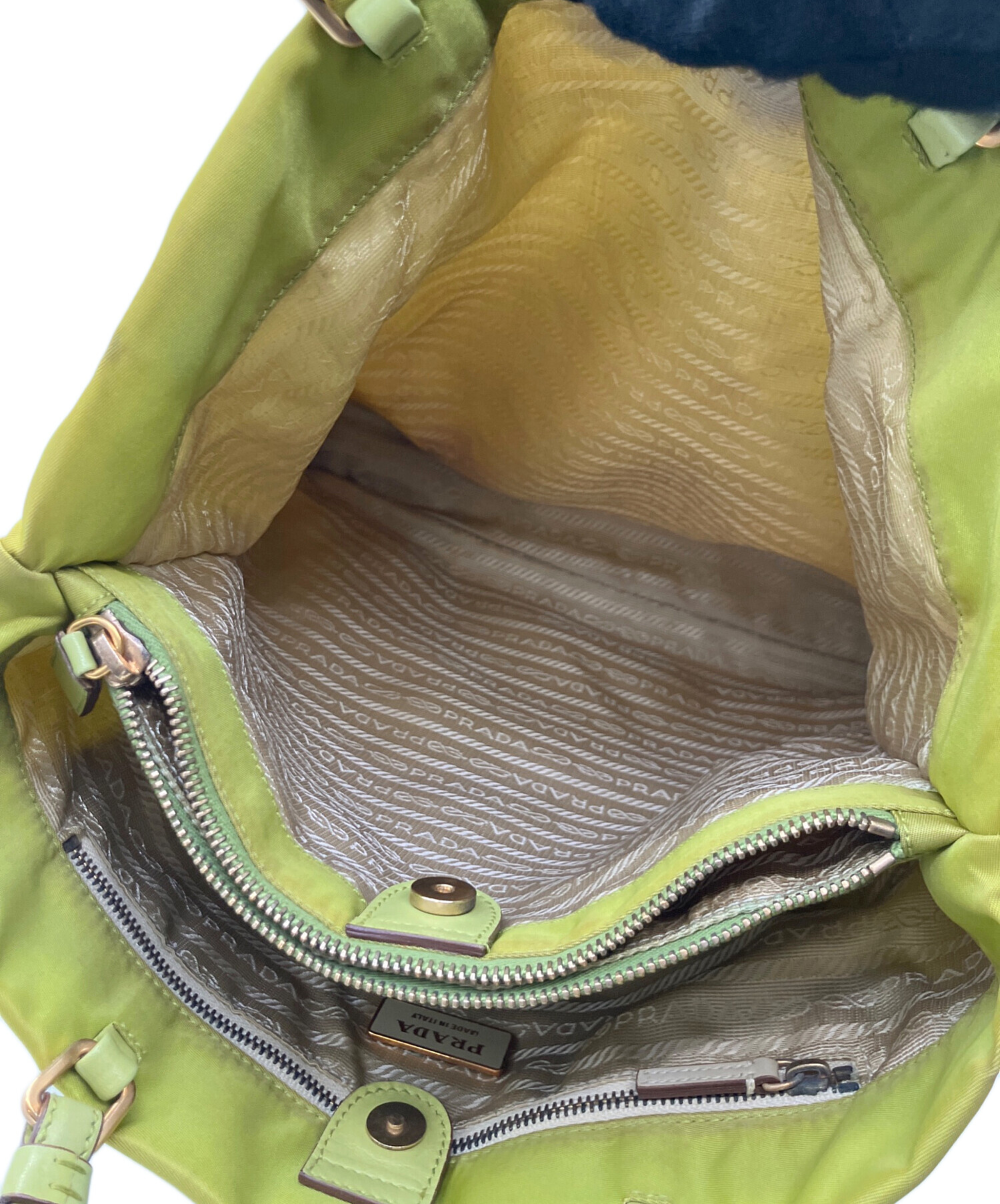 中古・古着通販】PRADA (プラダ) ナイロントートバッグ グリーン