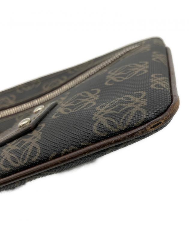 中古・古着通販】LOEWE (ロエベ) ポーチ ブラウン｜ブランド・古着通販