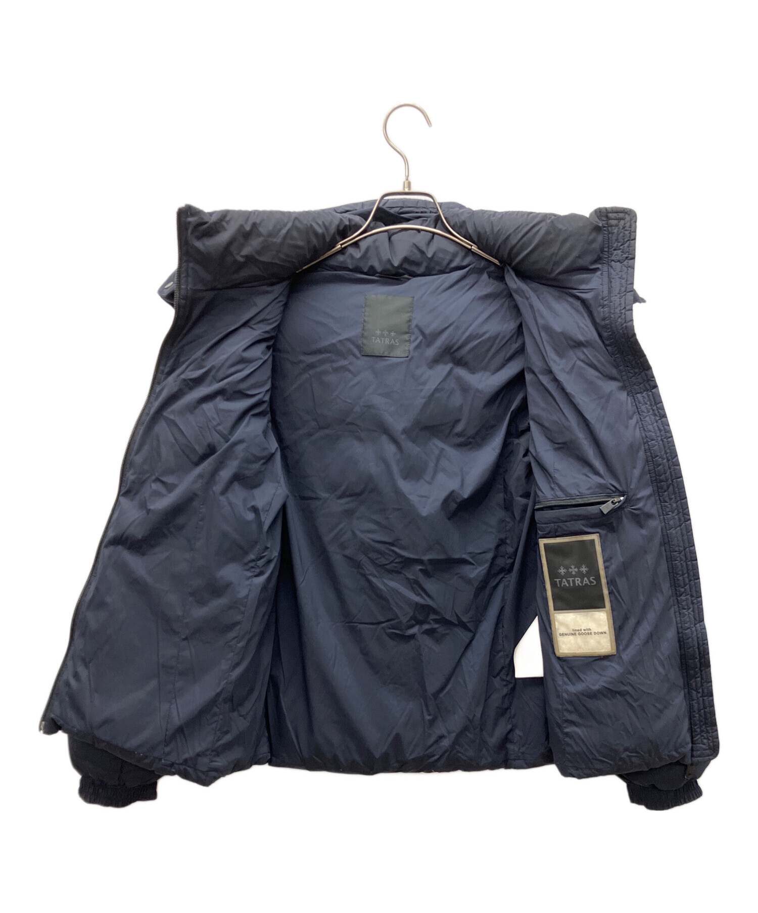 中古・古着通販】TATRAS (タトラス) ダウンジャケット ネイビー サイズ