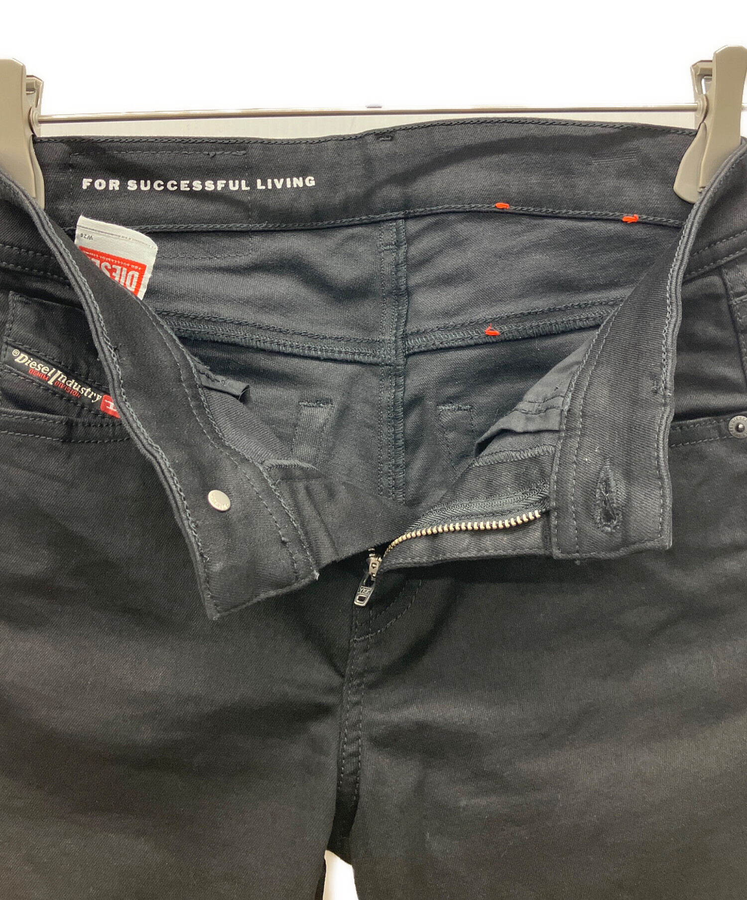 中古・古着通販】DIESEL (ディーゼル) デニムパンツ ブラック サイズ