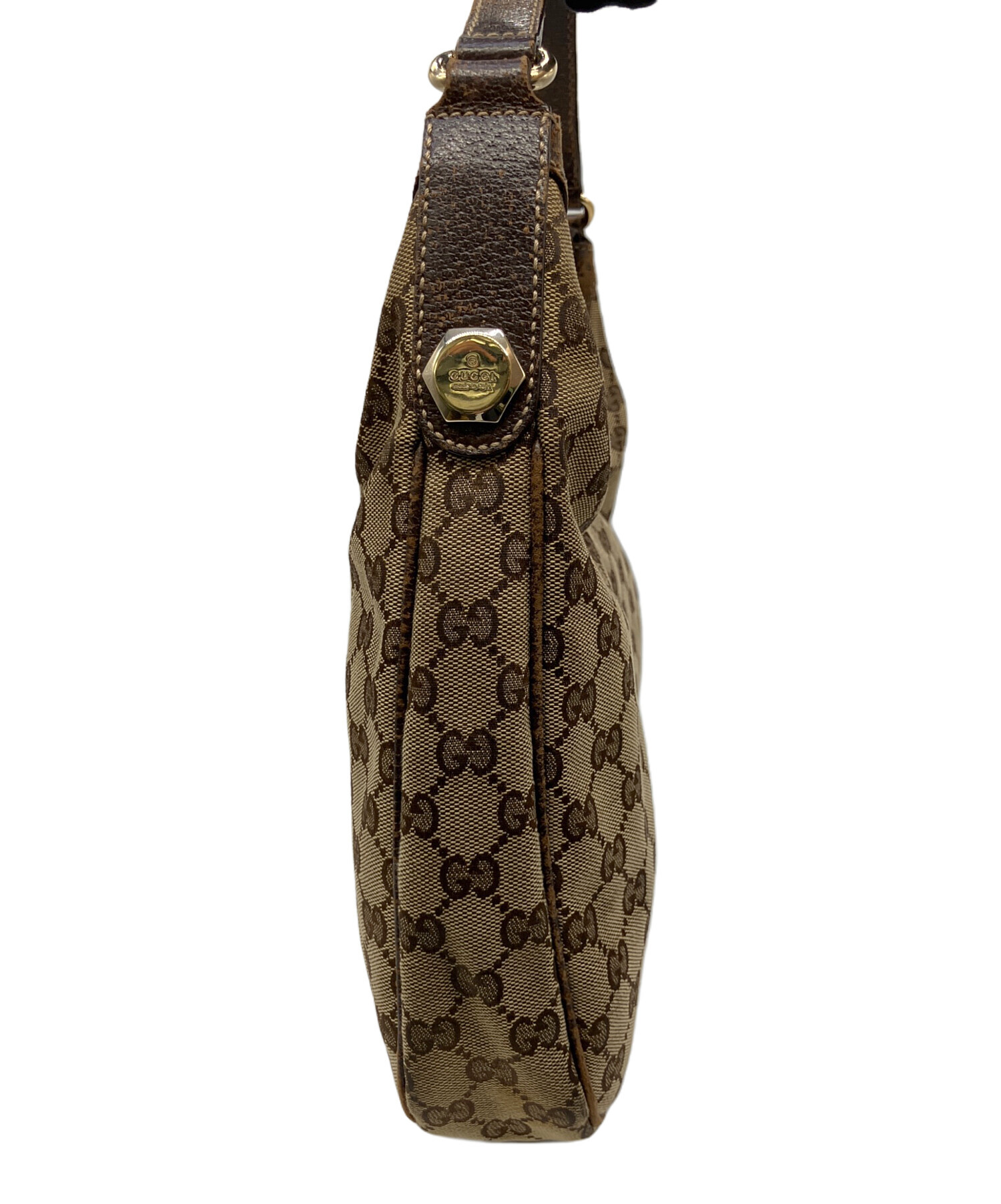 中古・古着通販】GUCCI (グッチ) ワンショルダーバッグ ブラウン 