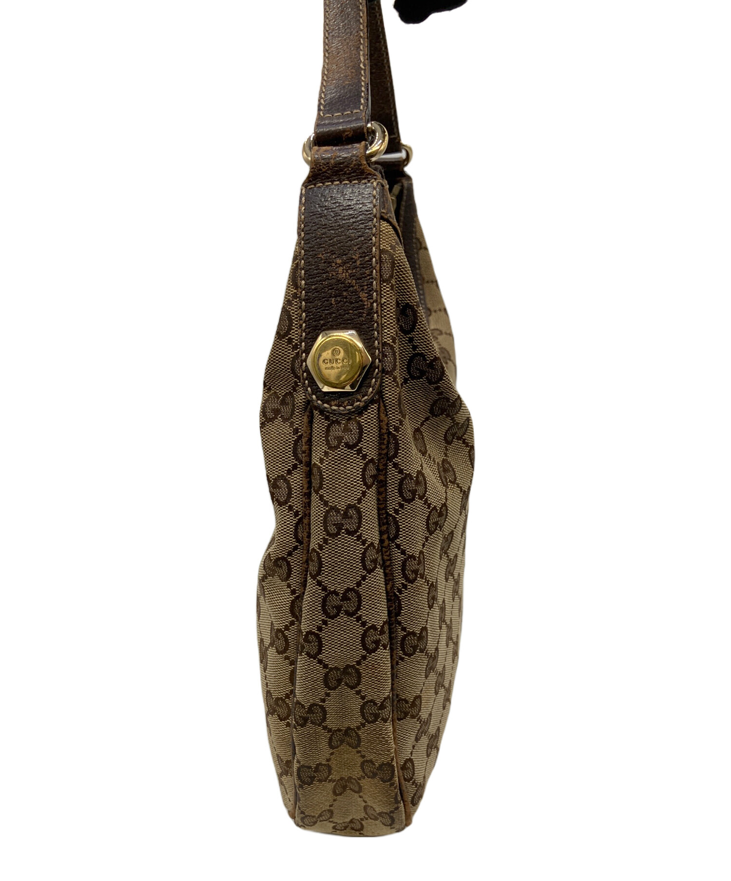 中古・古着通販】GUCCI (グッチ) ワンショルダーバッグ ブラウン 