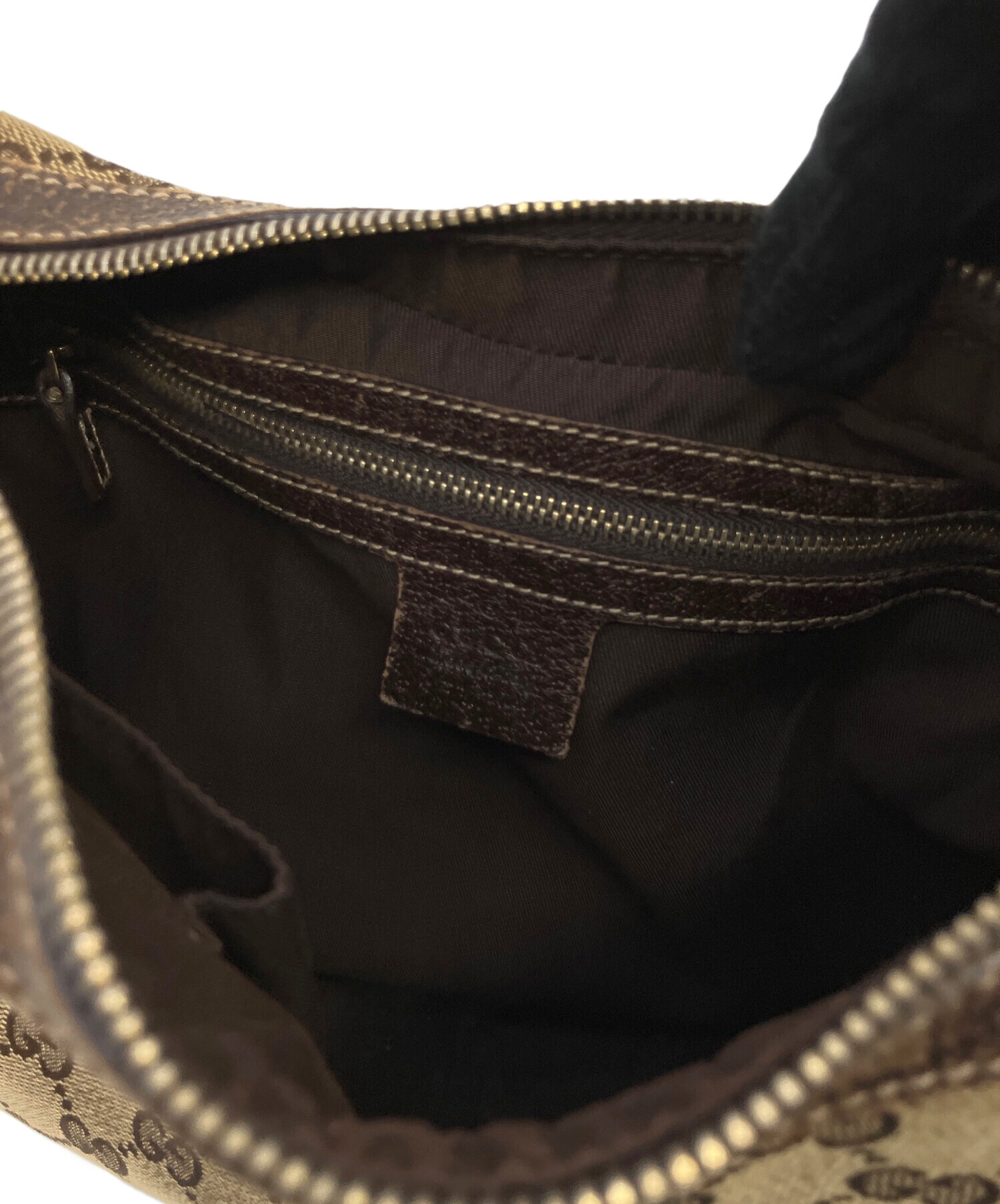 中古・古着通販】GUCCI (グッチ) ワンショルダーバッグ ブラウン 