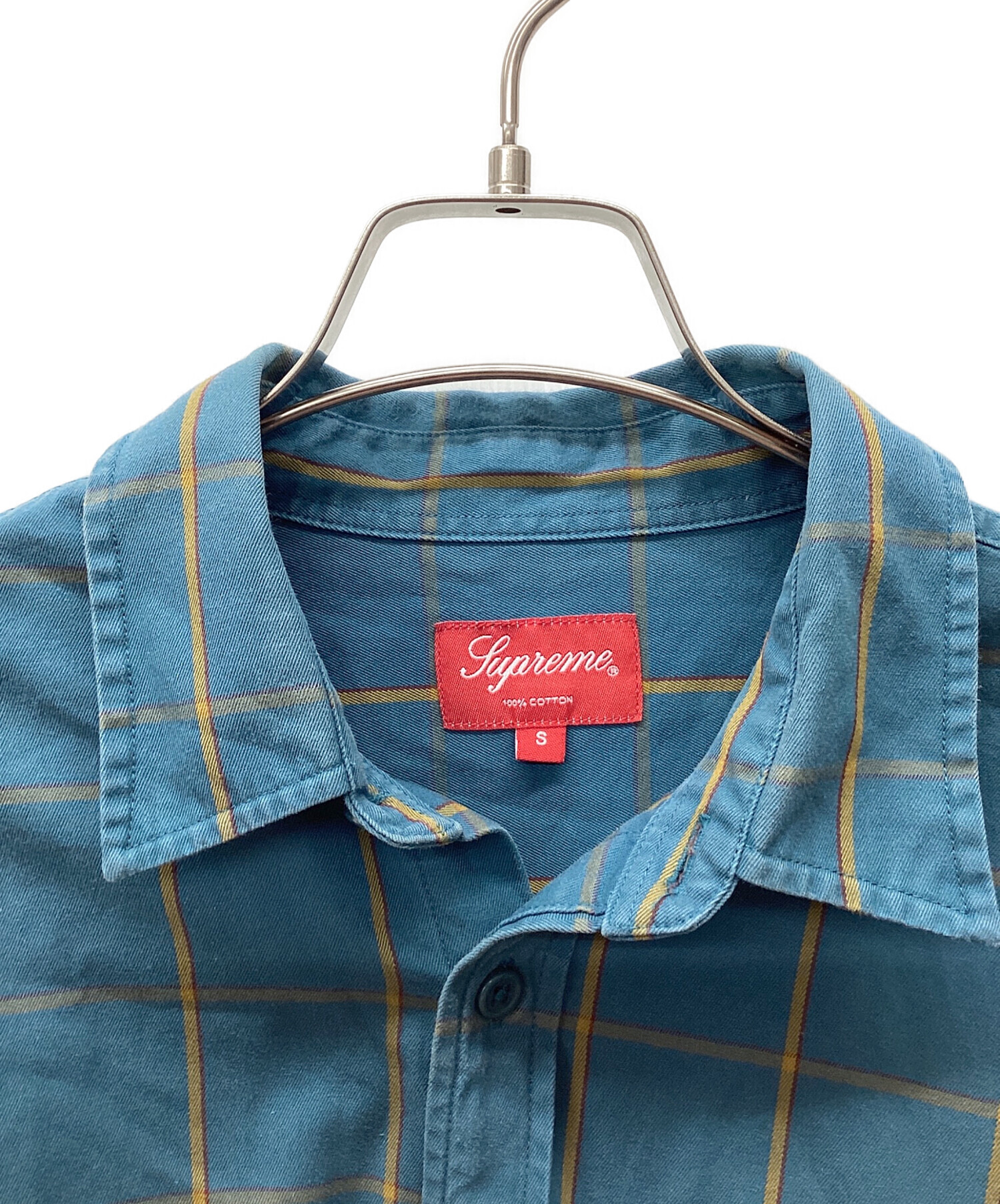 中古・古着通販】SUPREME (シュプリーム) 長袖シャツ グリーン サイズ